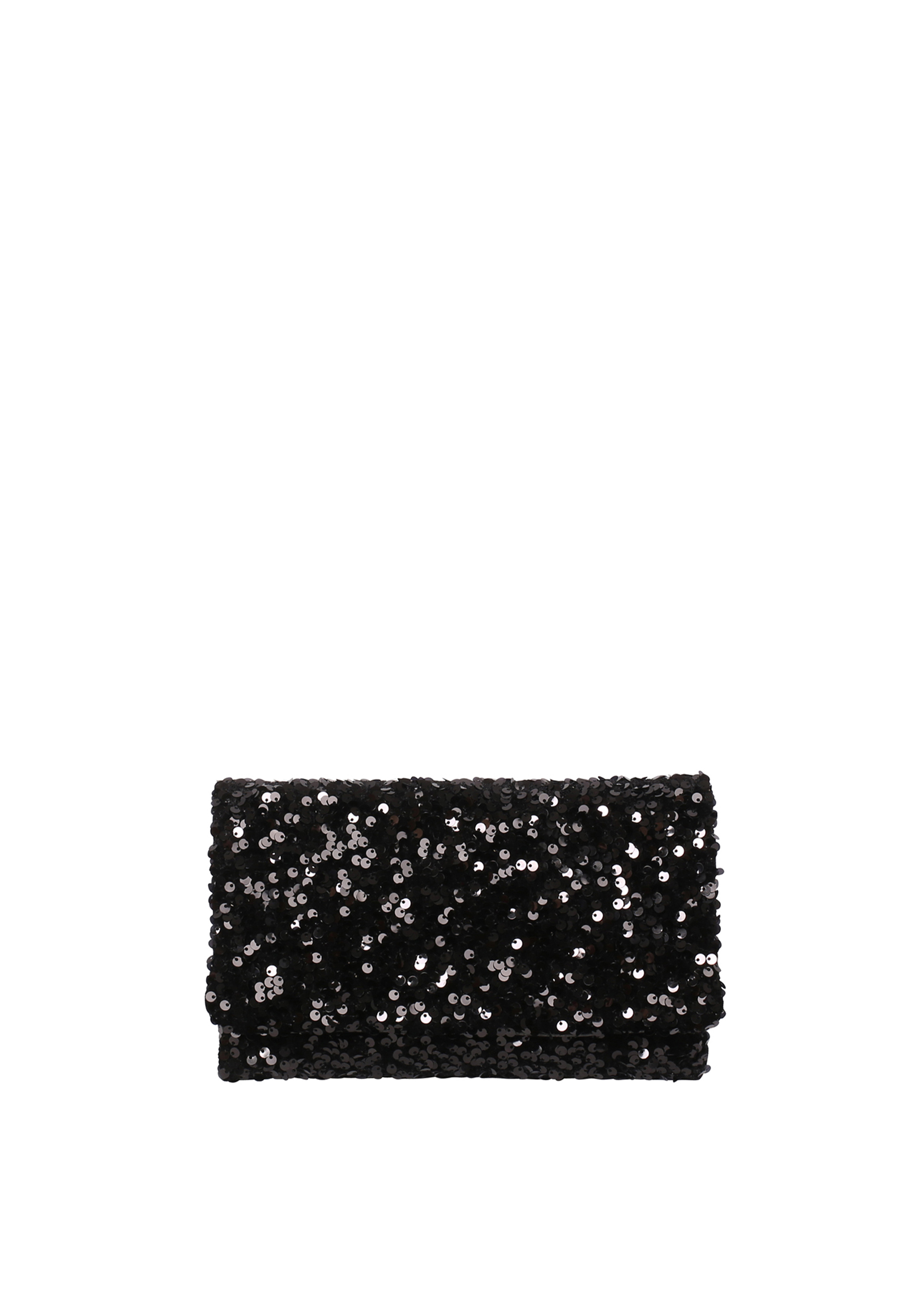 Clutch Leder Sequins