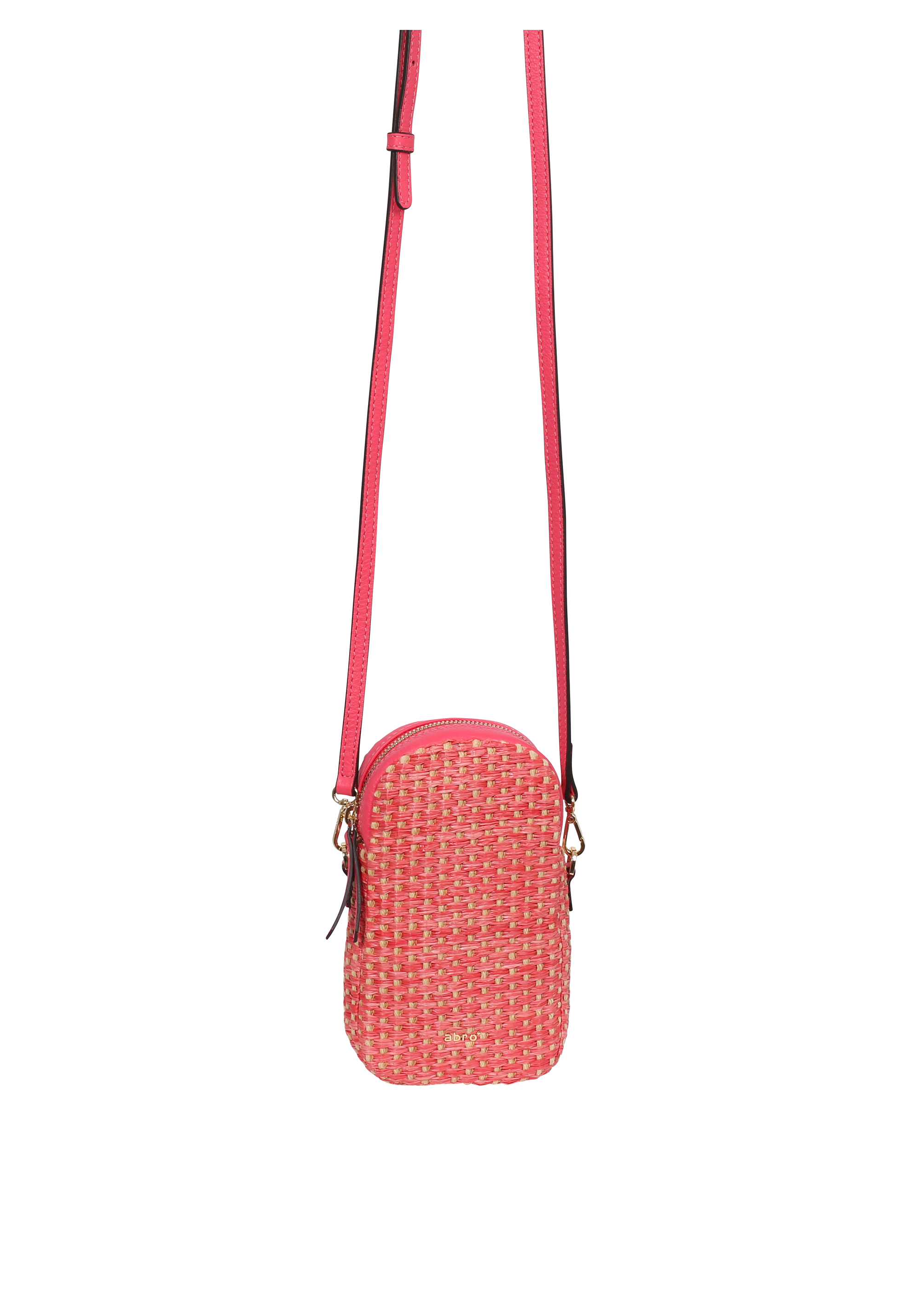 Cross body phone KIRA M Raffia Cestino