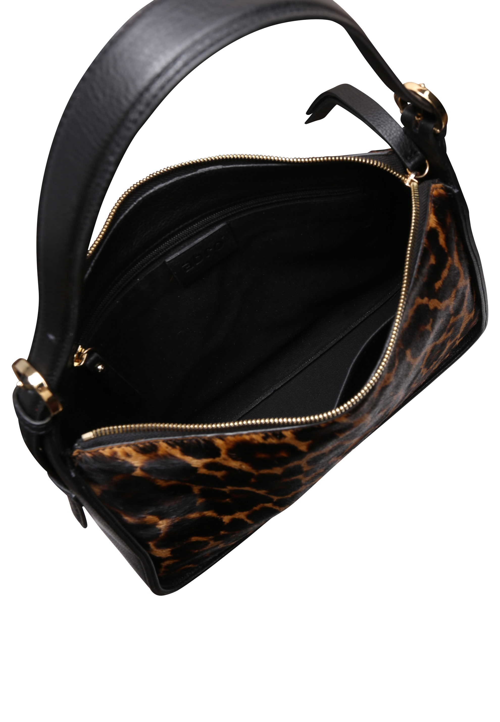 Schultertasche BEST FRIEND Leder Animal Print