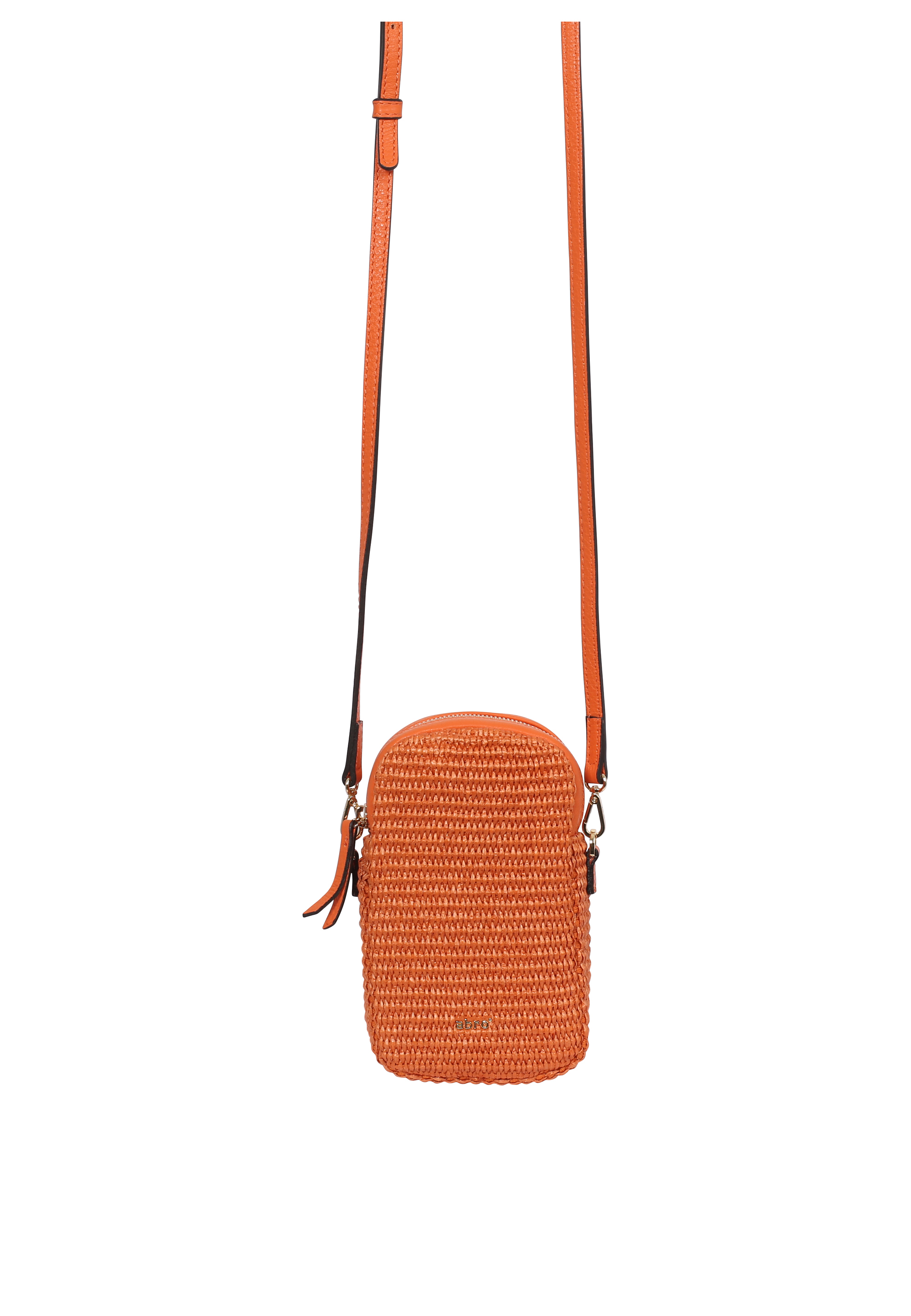 Cross body phone KIRA M Raffia