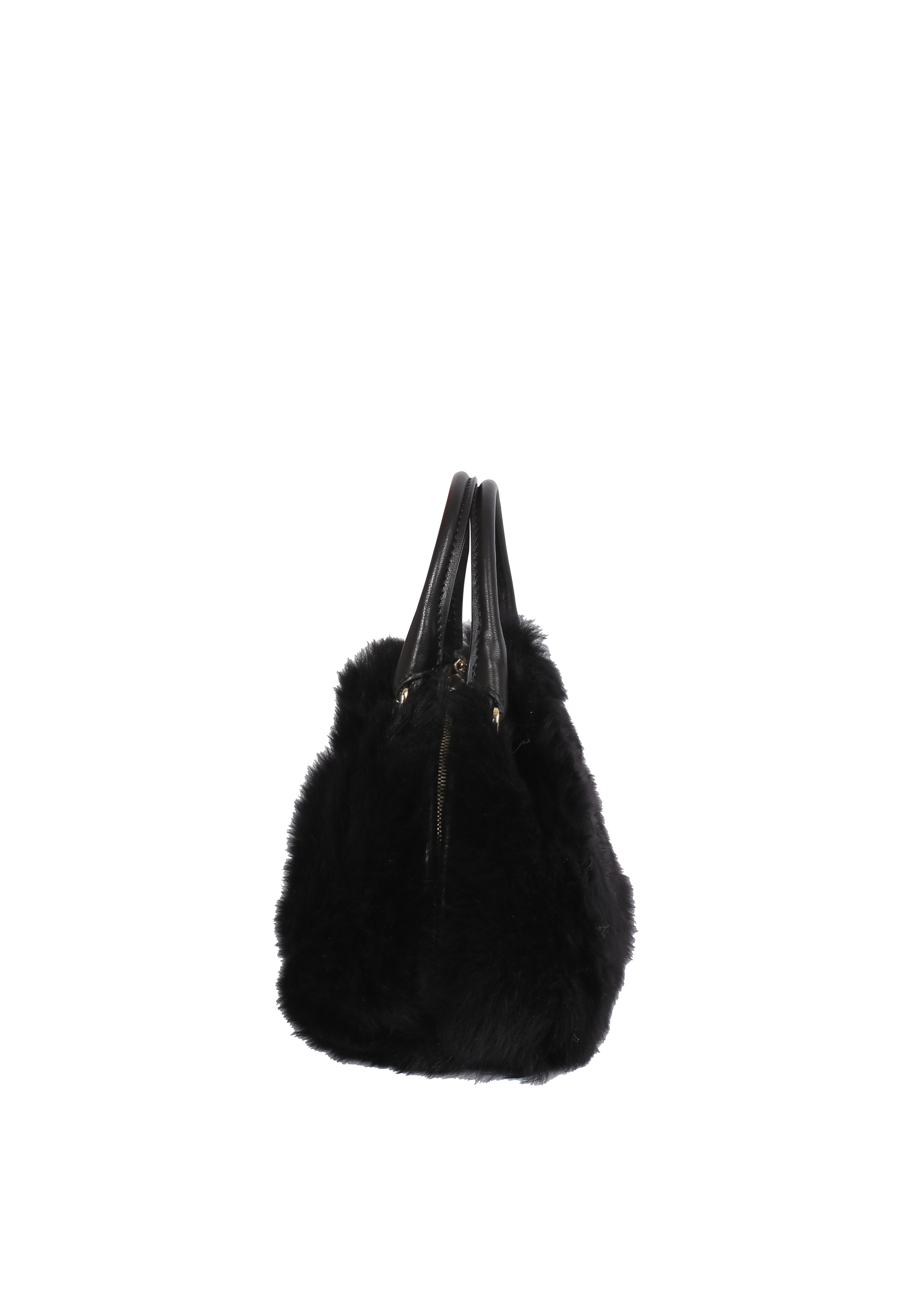 Handbag WILLOW small Leather Shearling LH