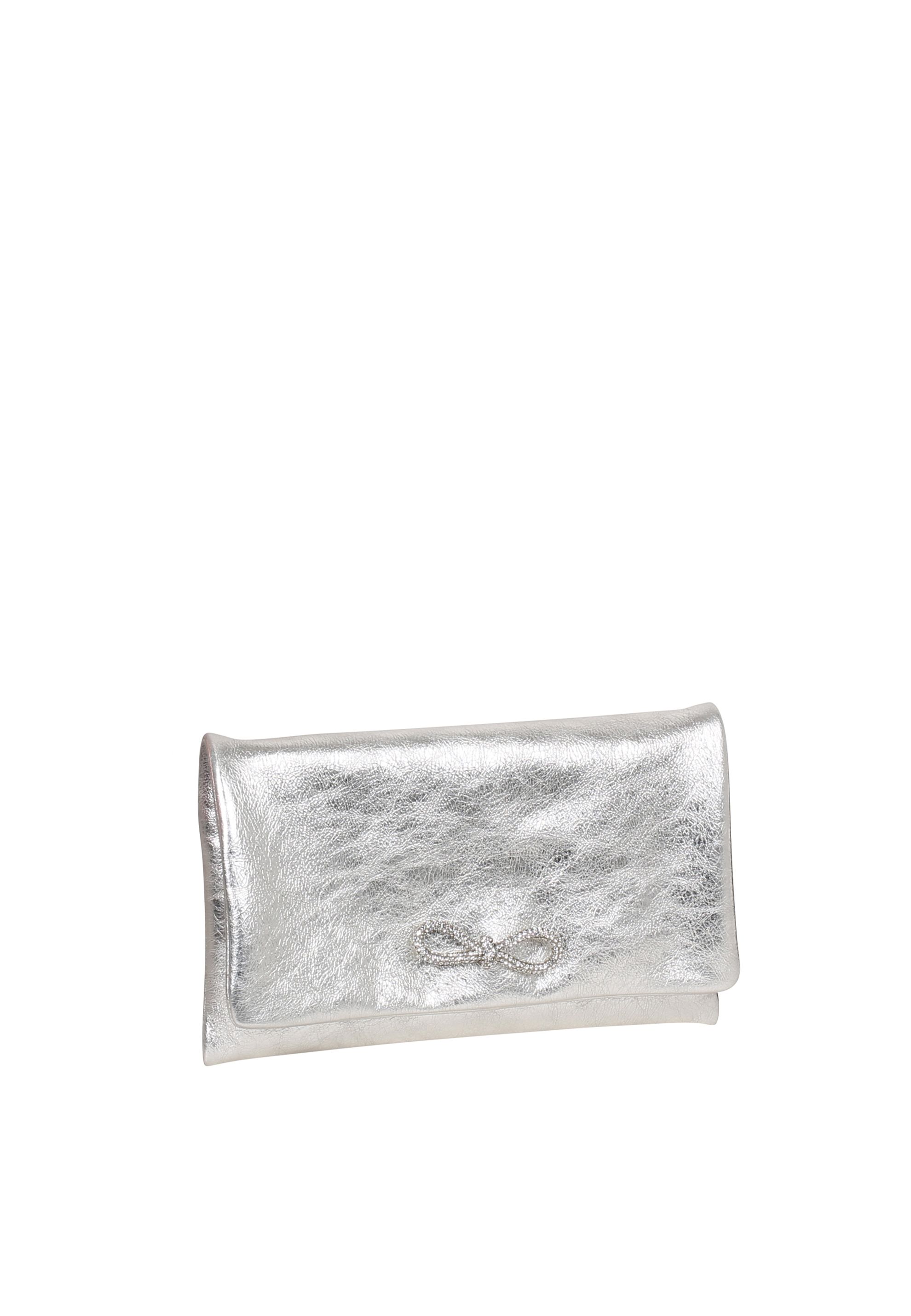 White silver clutch sale