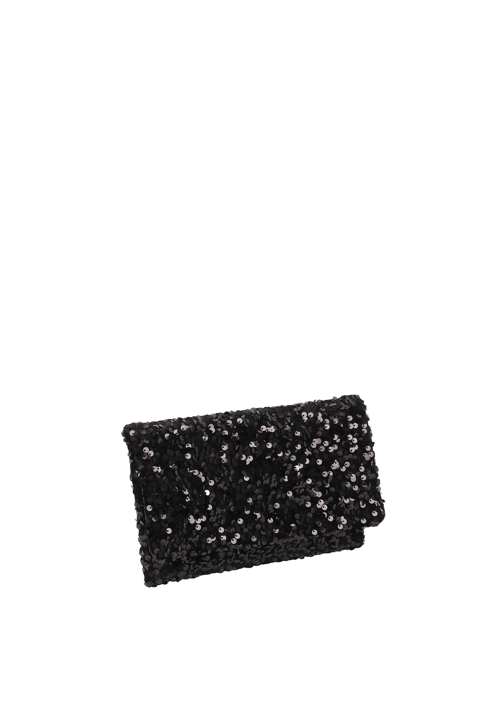 Clutch Leder Sequins