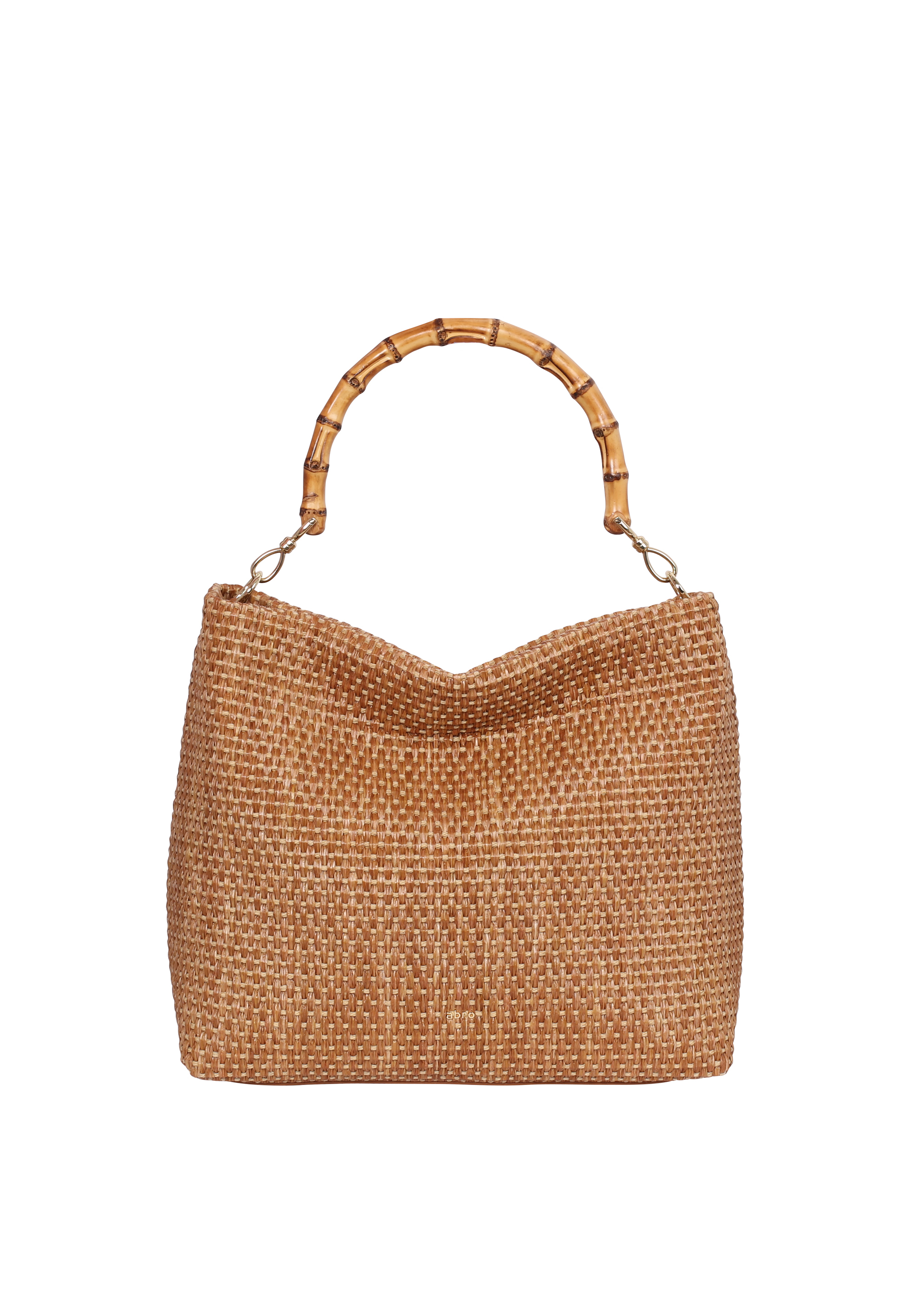 Beutel KAIA bamboo Stoff Raffia cestino