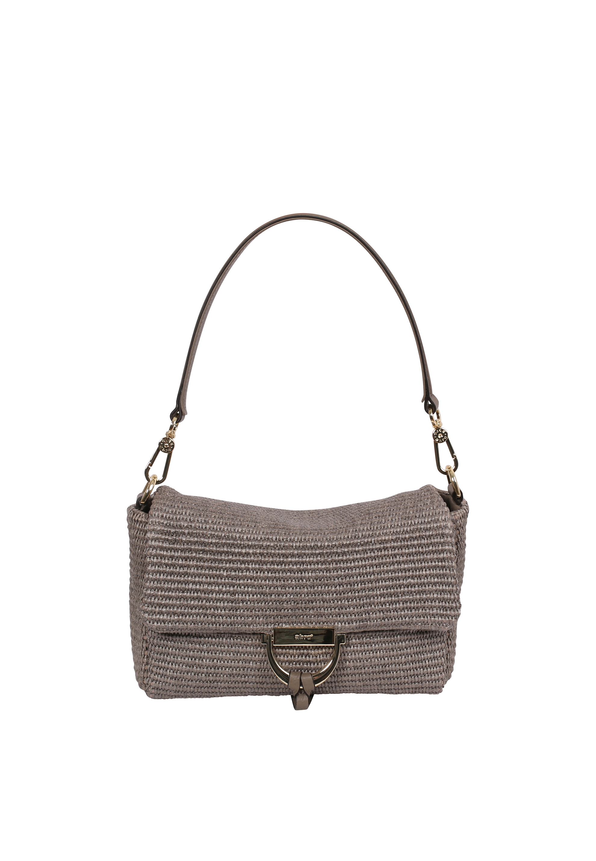 Schultertasche TEMI Raffia classic