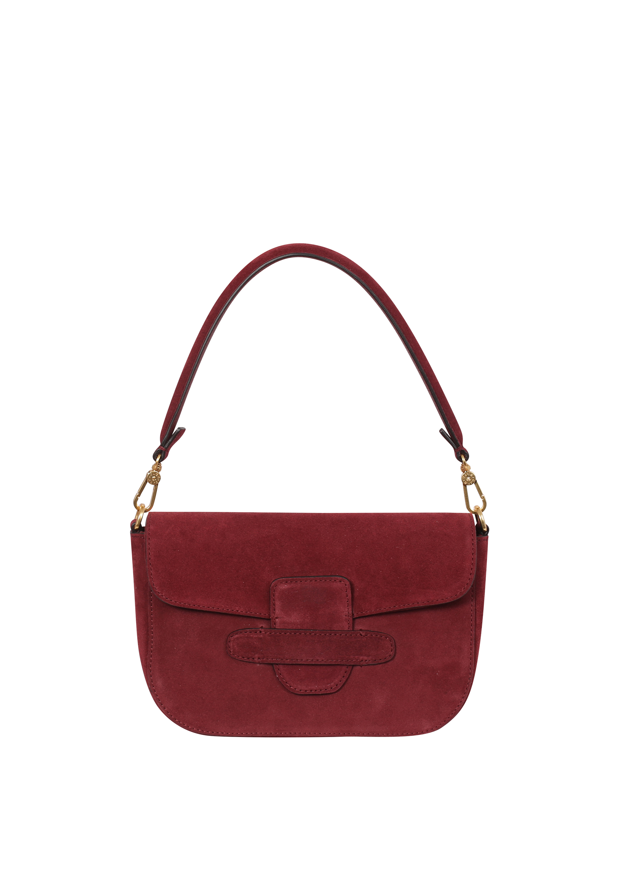 Schultertasche CAMILLA Leder Suede