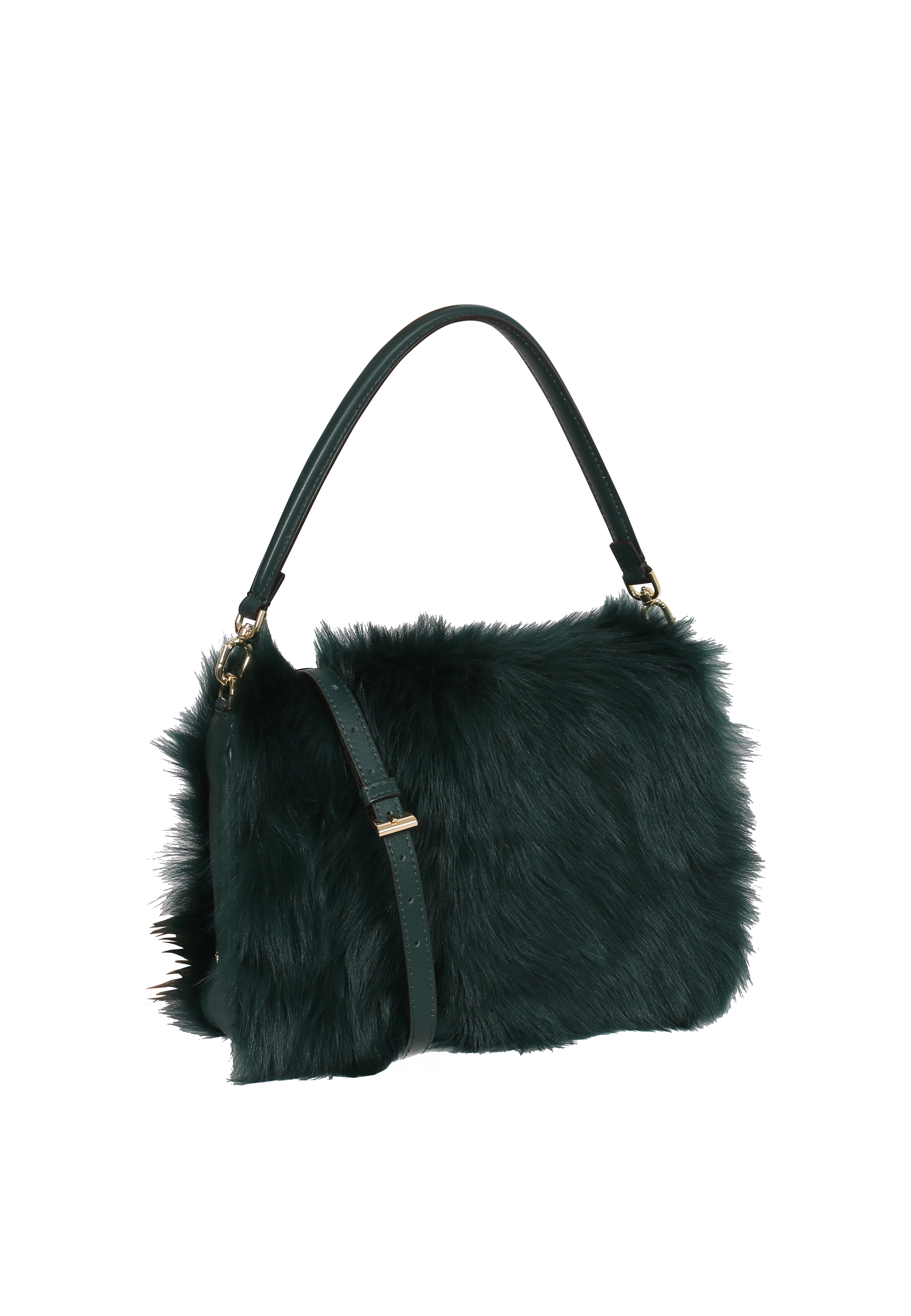 Schultertasche ASTOR Leder Shearling LH