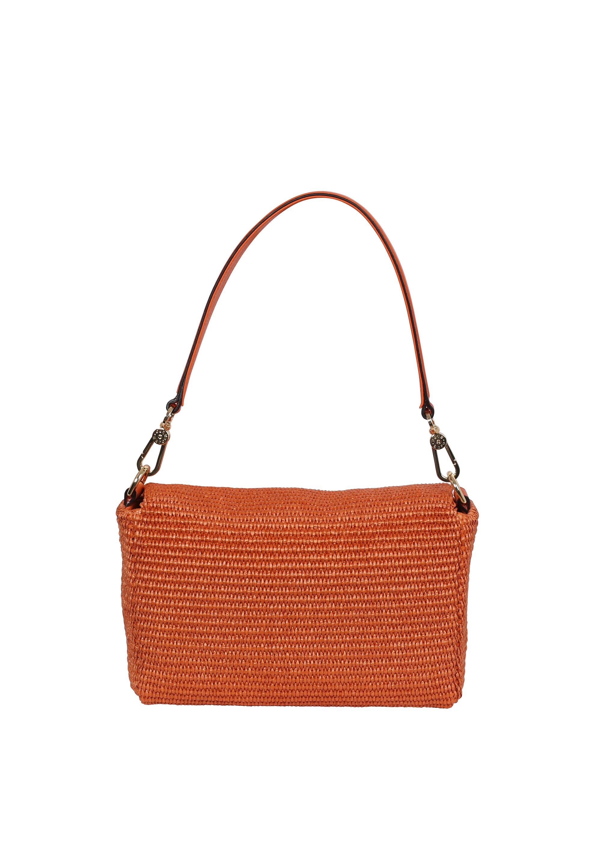 Cross body bag TEMI fabric Raffia