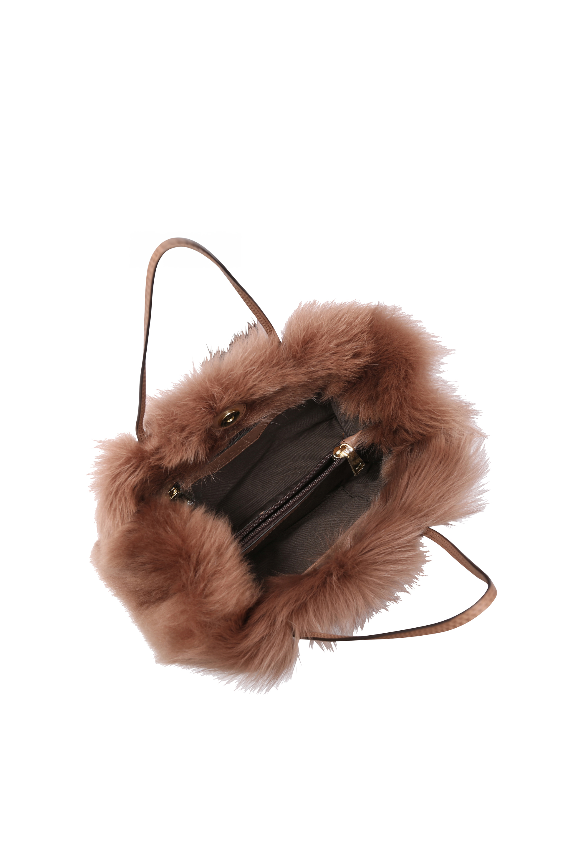 Handbag NOELLE Leather Shearling LH