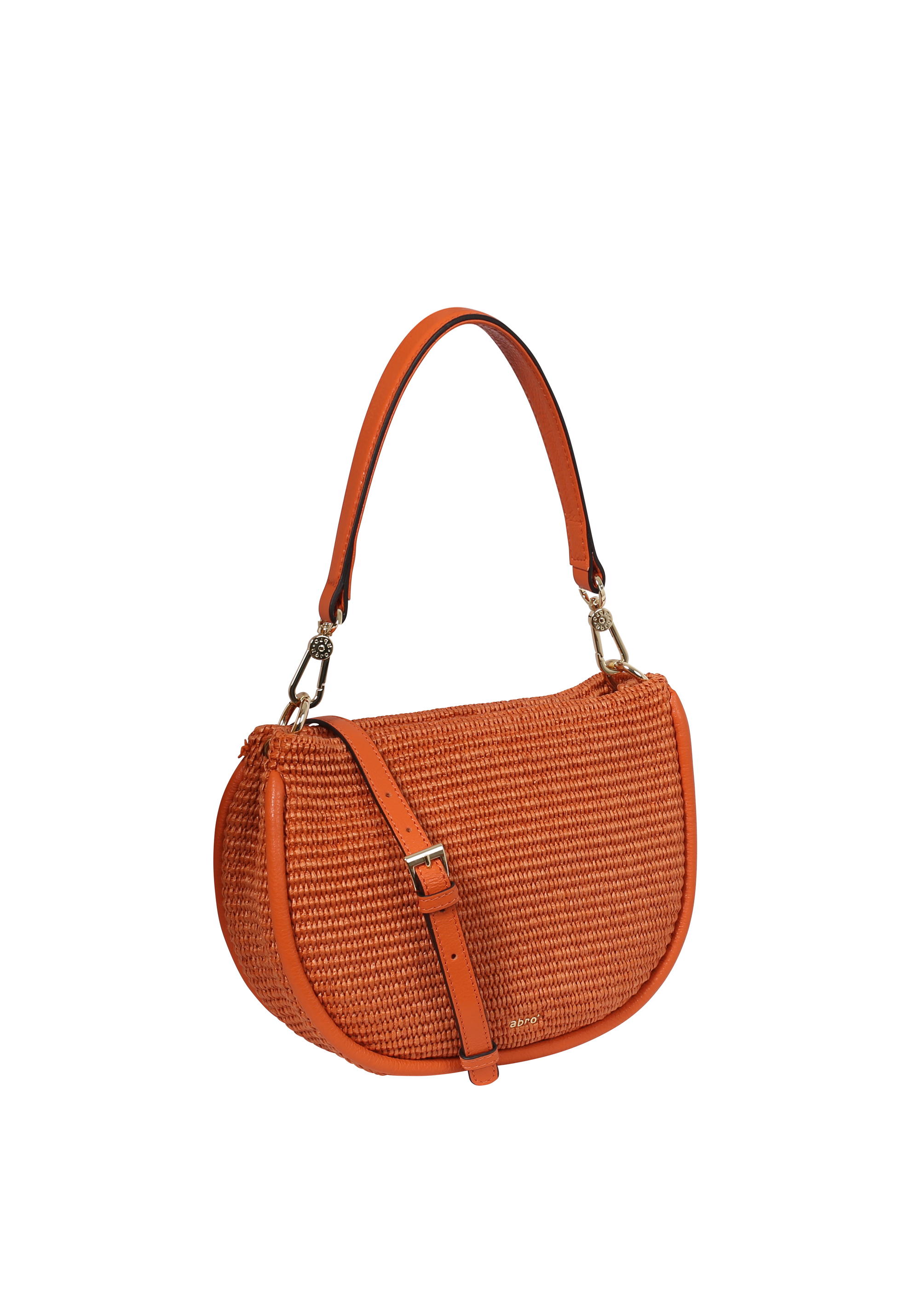 Schultertasche WILLOW Stoff Raffia