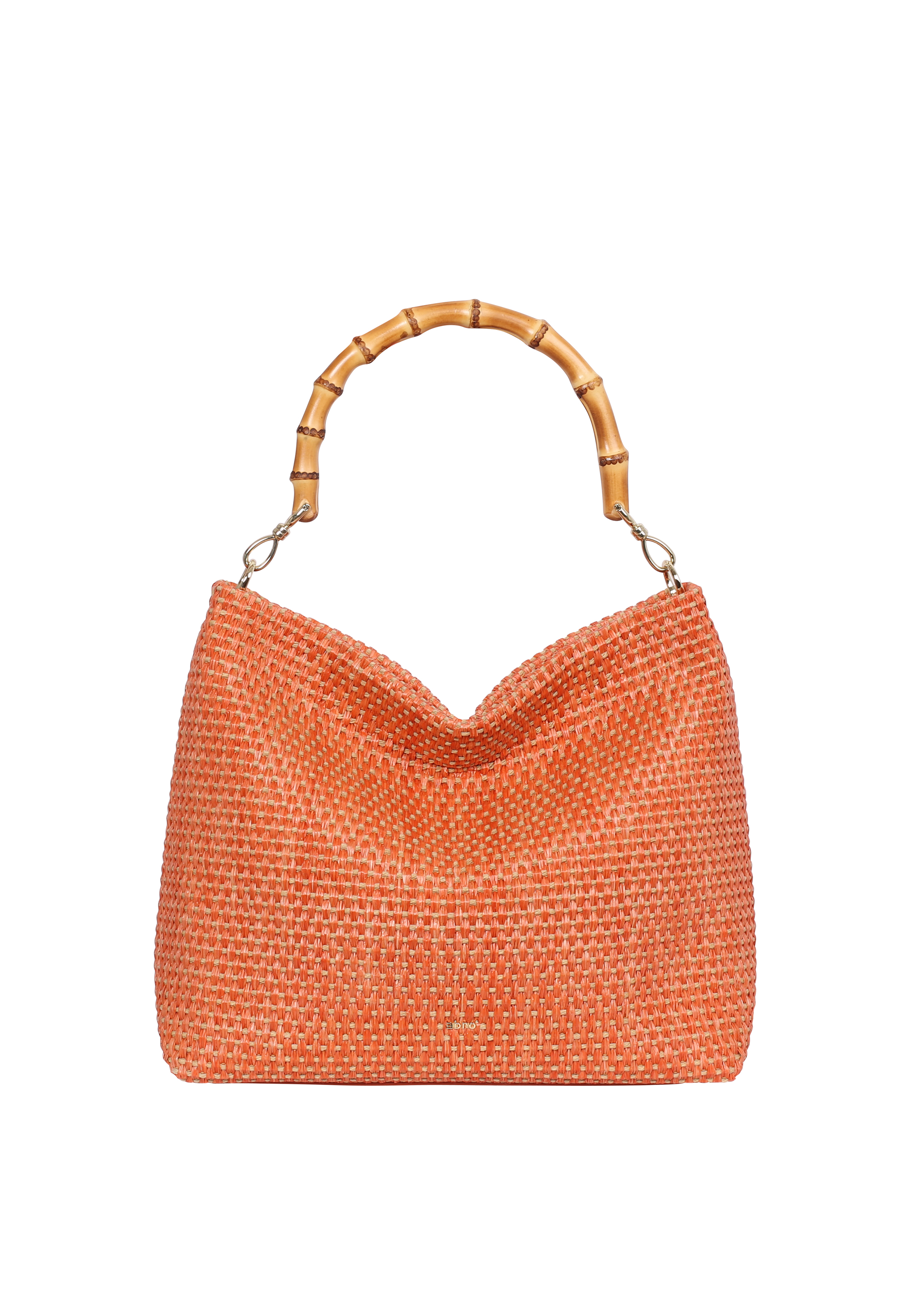 Orange hobo handbag best sale