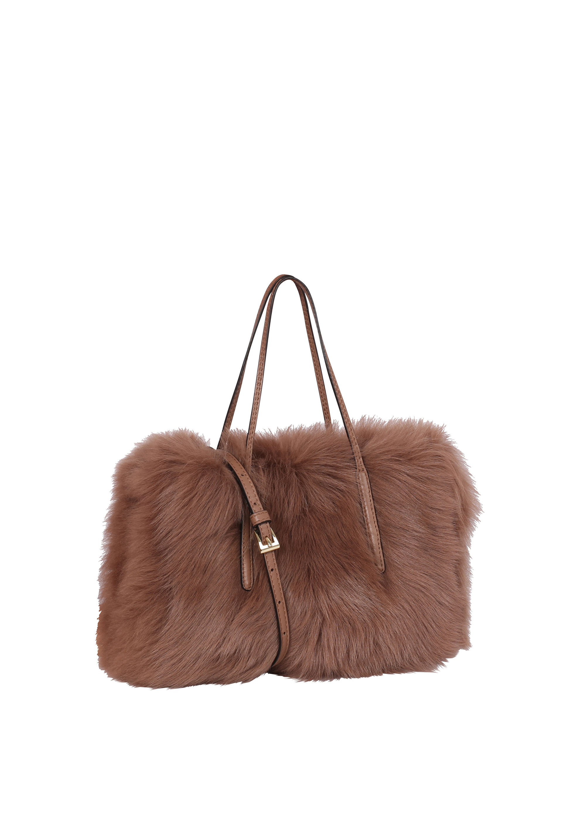 Handbag NOELLE Leather Shearling LH