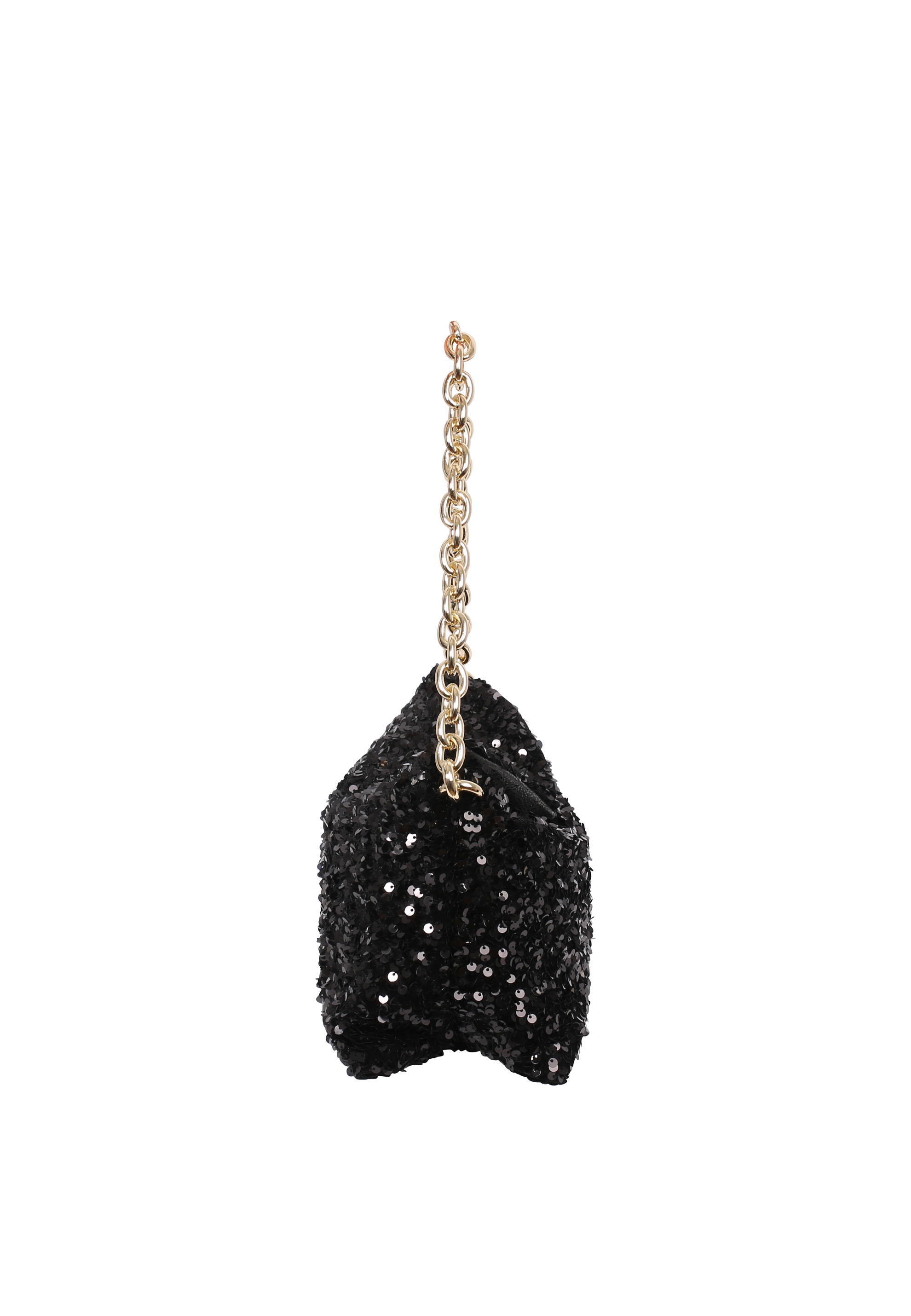 Schultertasche KATE Leder Sequins