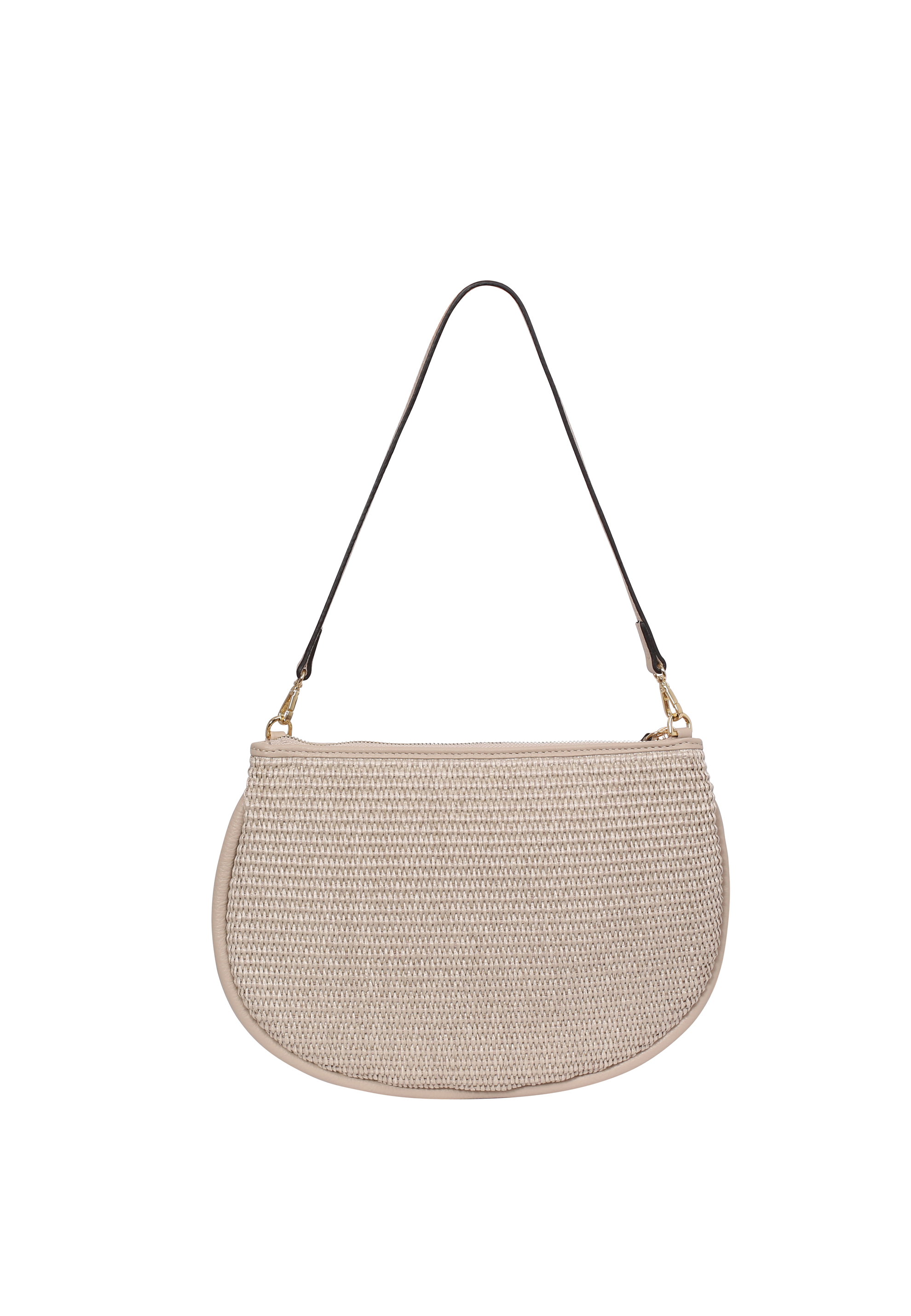 Schultertasche WILLOW Stoff Raffia