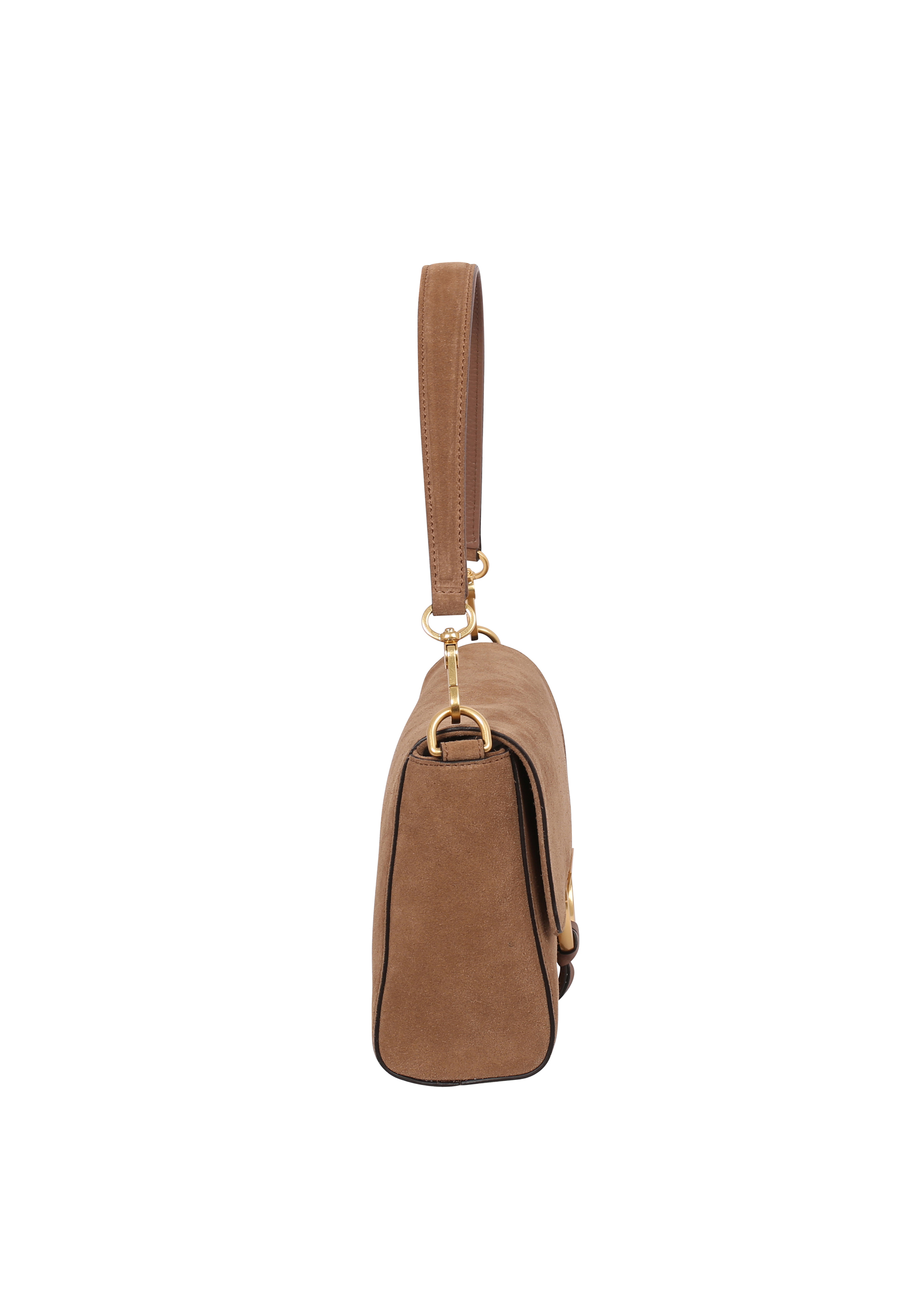 Schultertasche TEMI Leder Suede