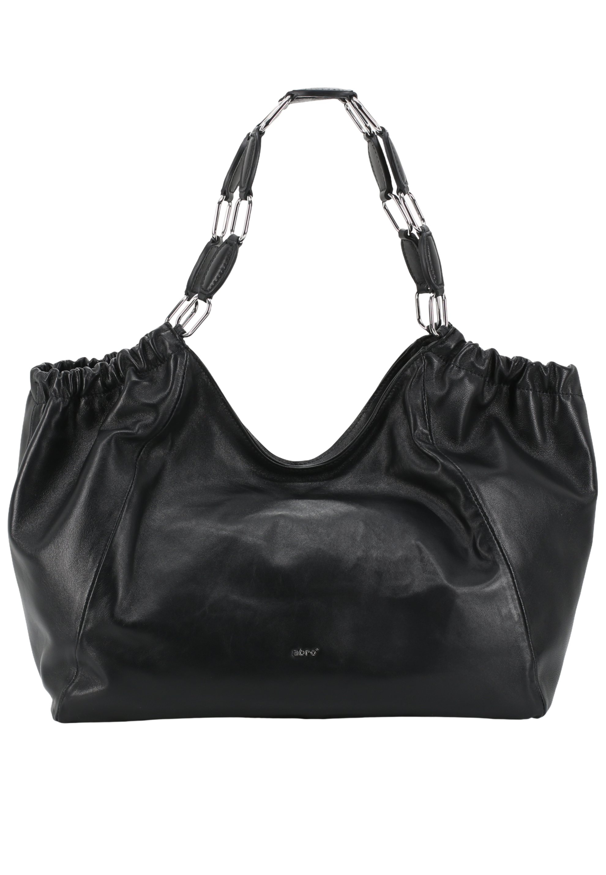 Shopper ZAYA Leather Piuma lucido