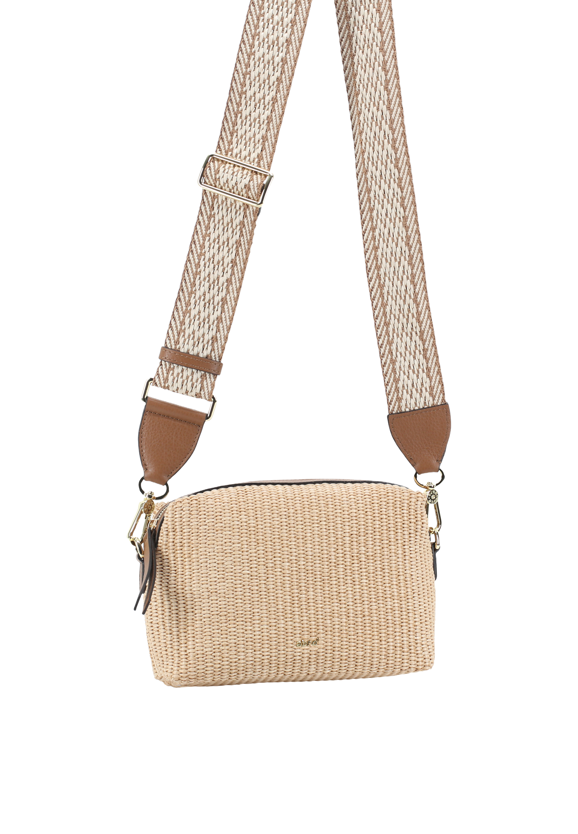 Shoulder bag KAIA fabric Raffia