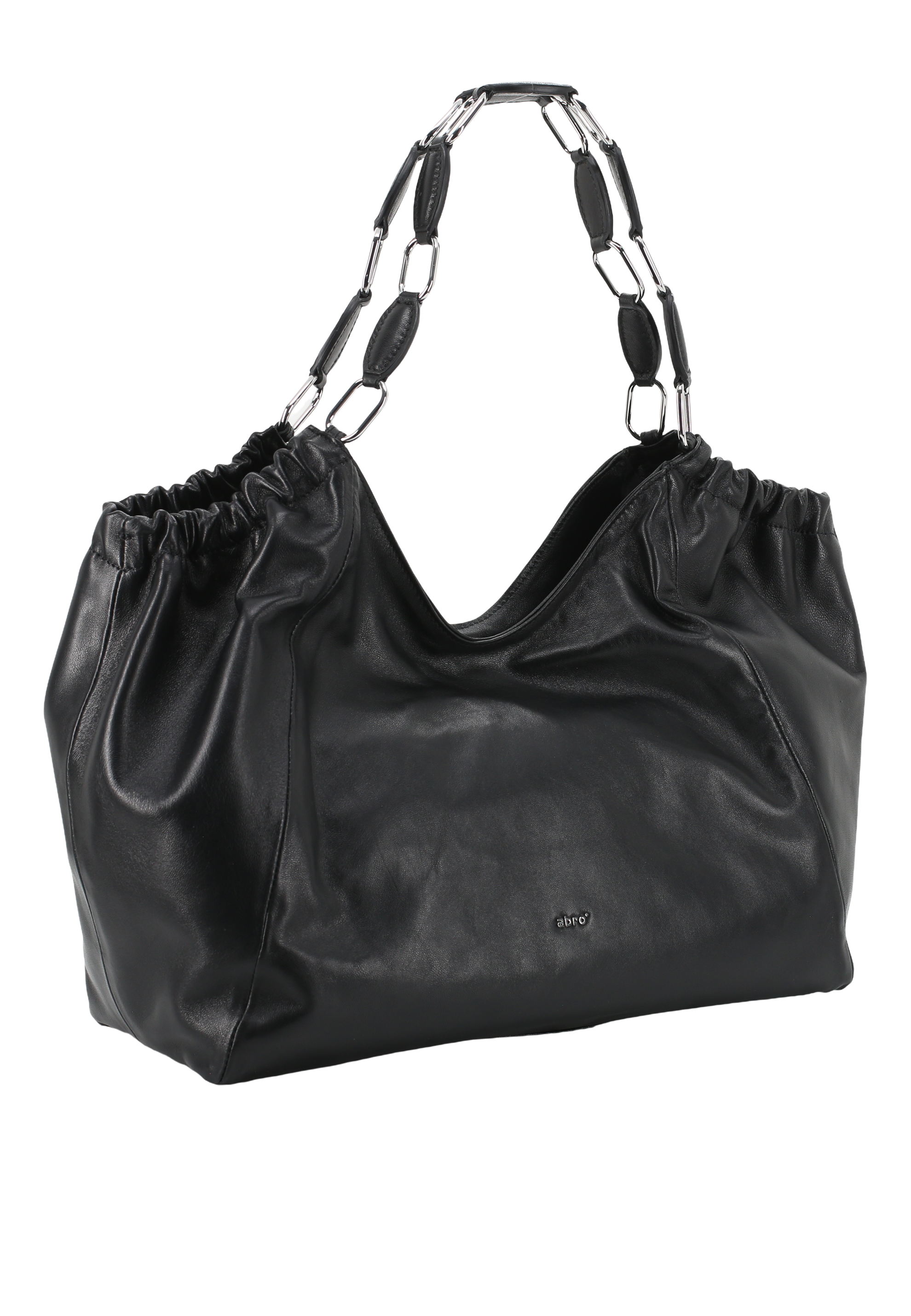 Shopper ZAYA Leather Piuma lucido