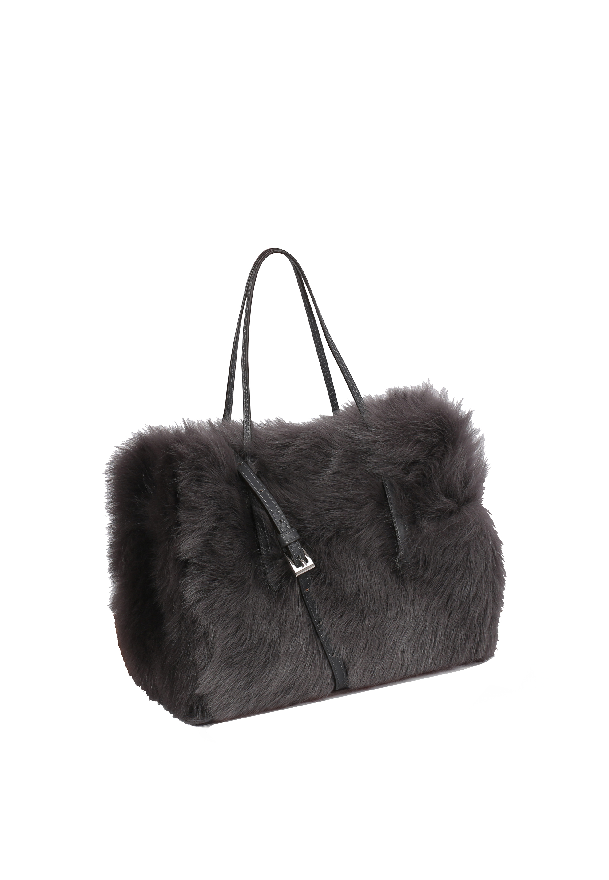 Handtasche NOELLE Leder Shearling LH