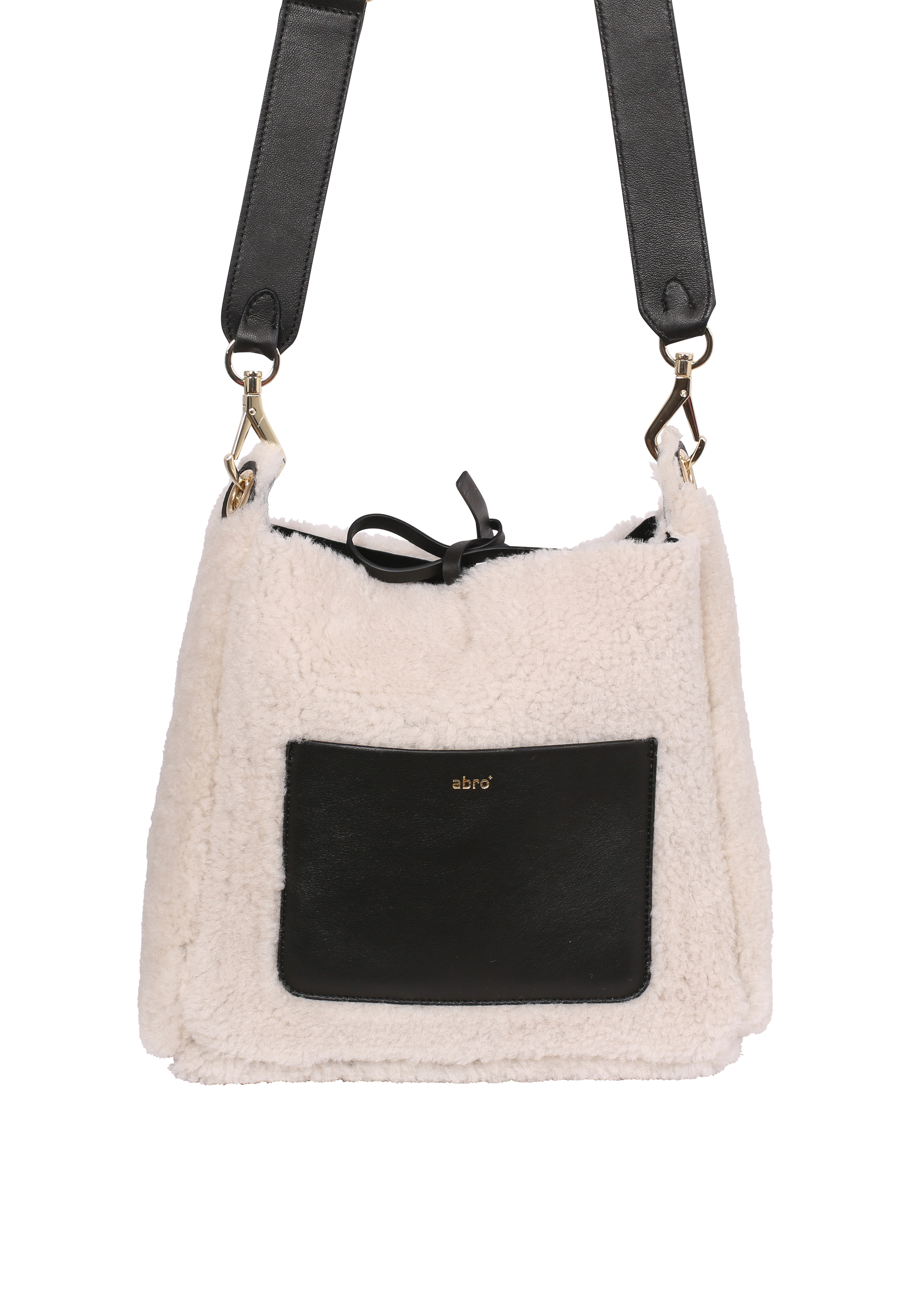 Umhängetasche RAQUEL small Leder Shearling reversible