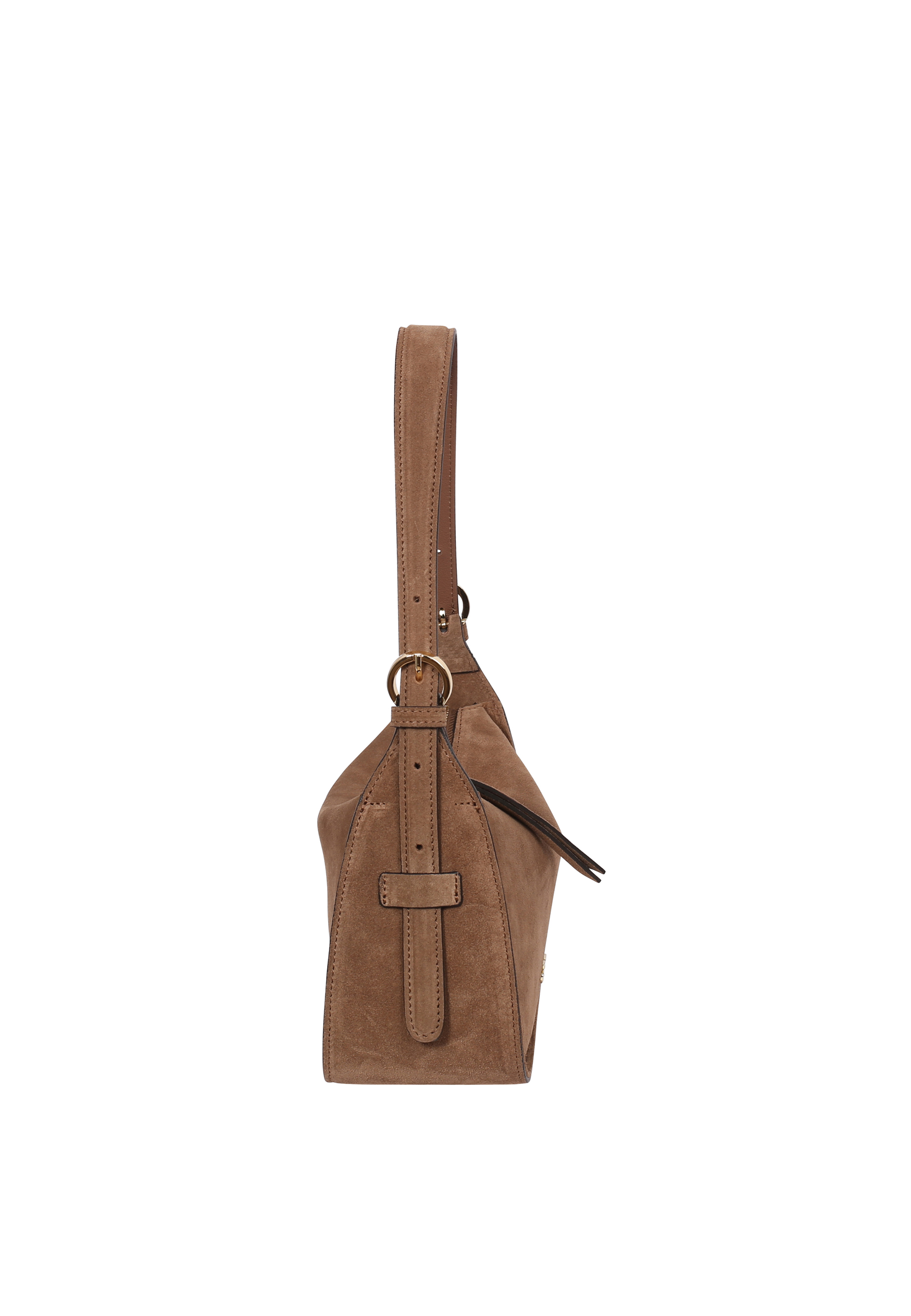 Schultertasche BEST FRIEND Leder Suede