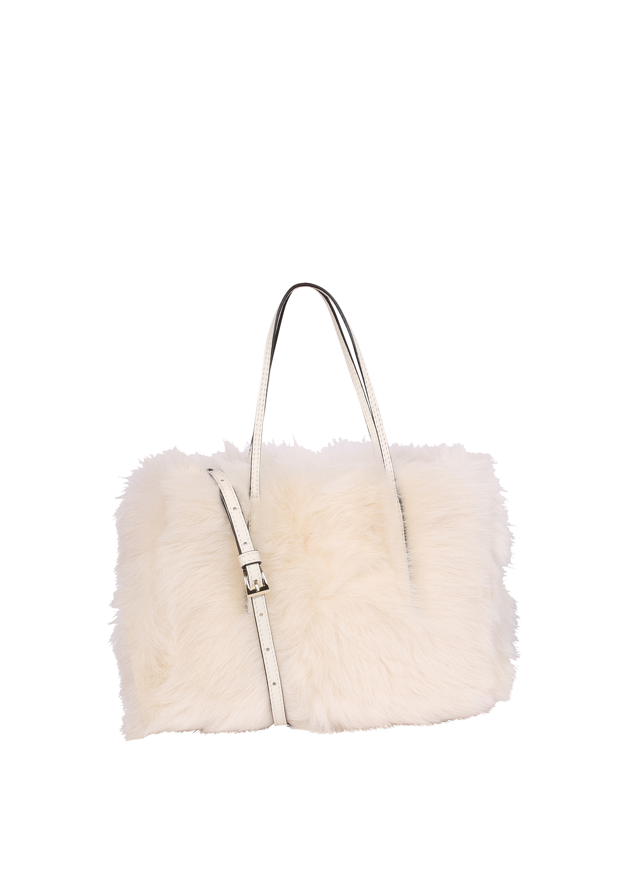 Handbag NOELLE Leather Shearling LH