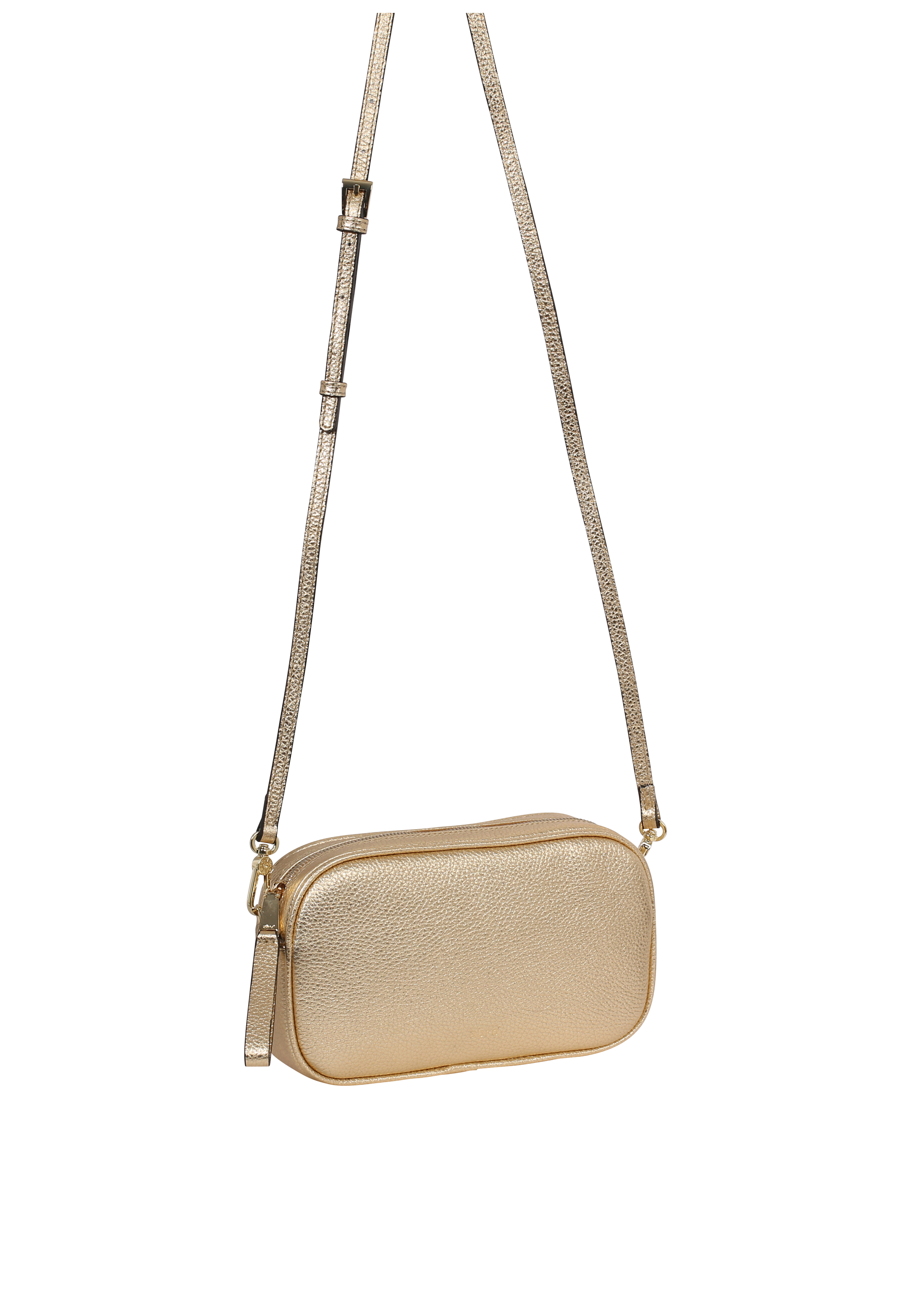 Cross body bag TINA big Leather Shimmer