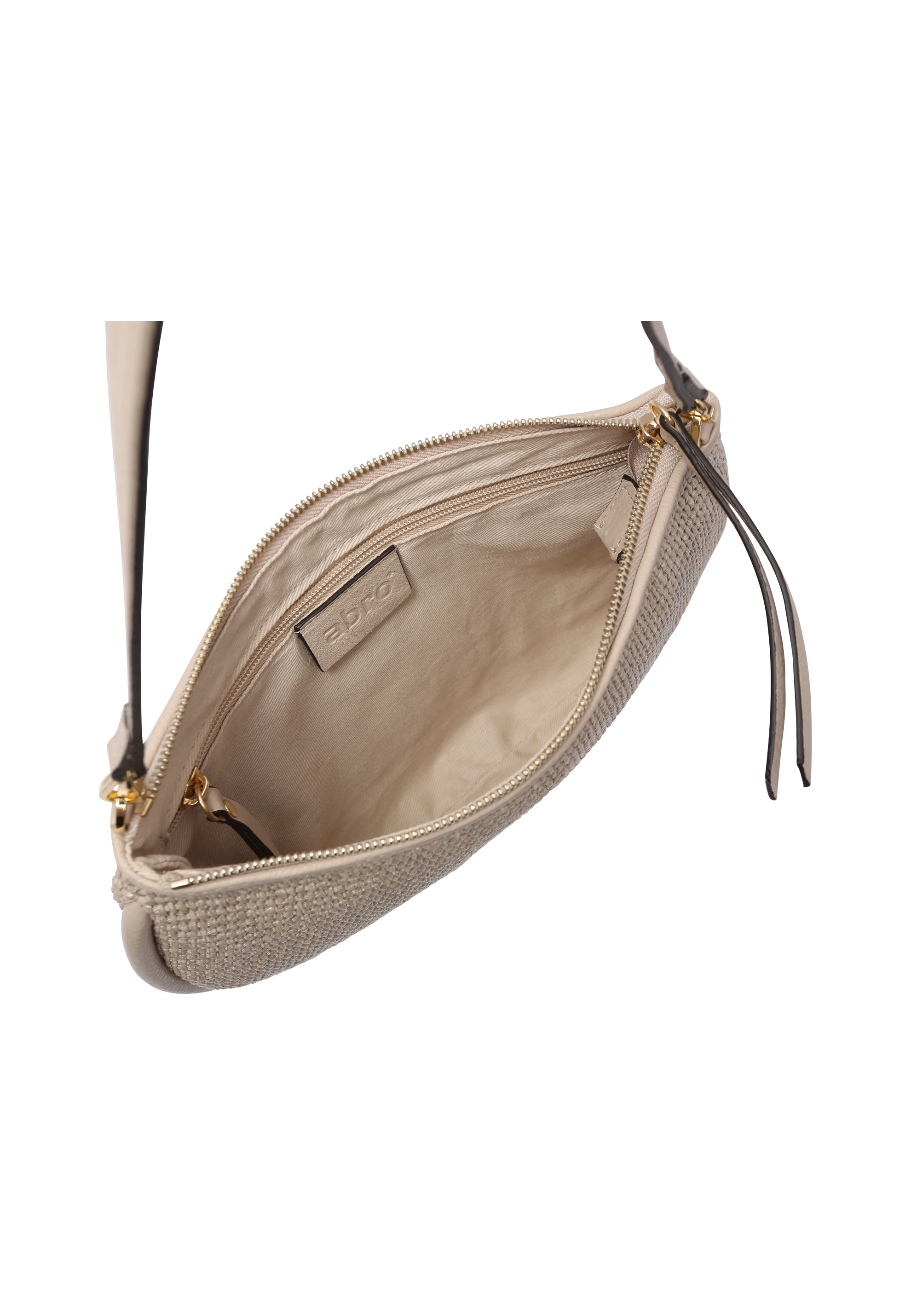 Schultertasche WILLOW Stoff Raffia