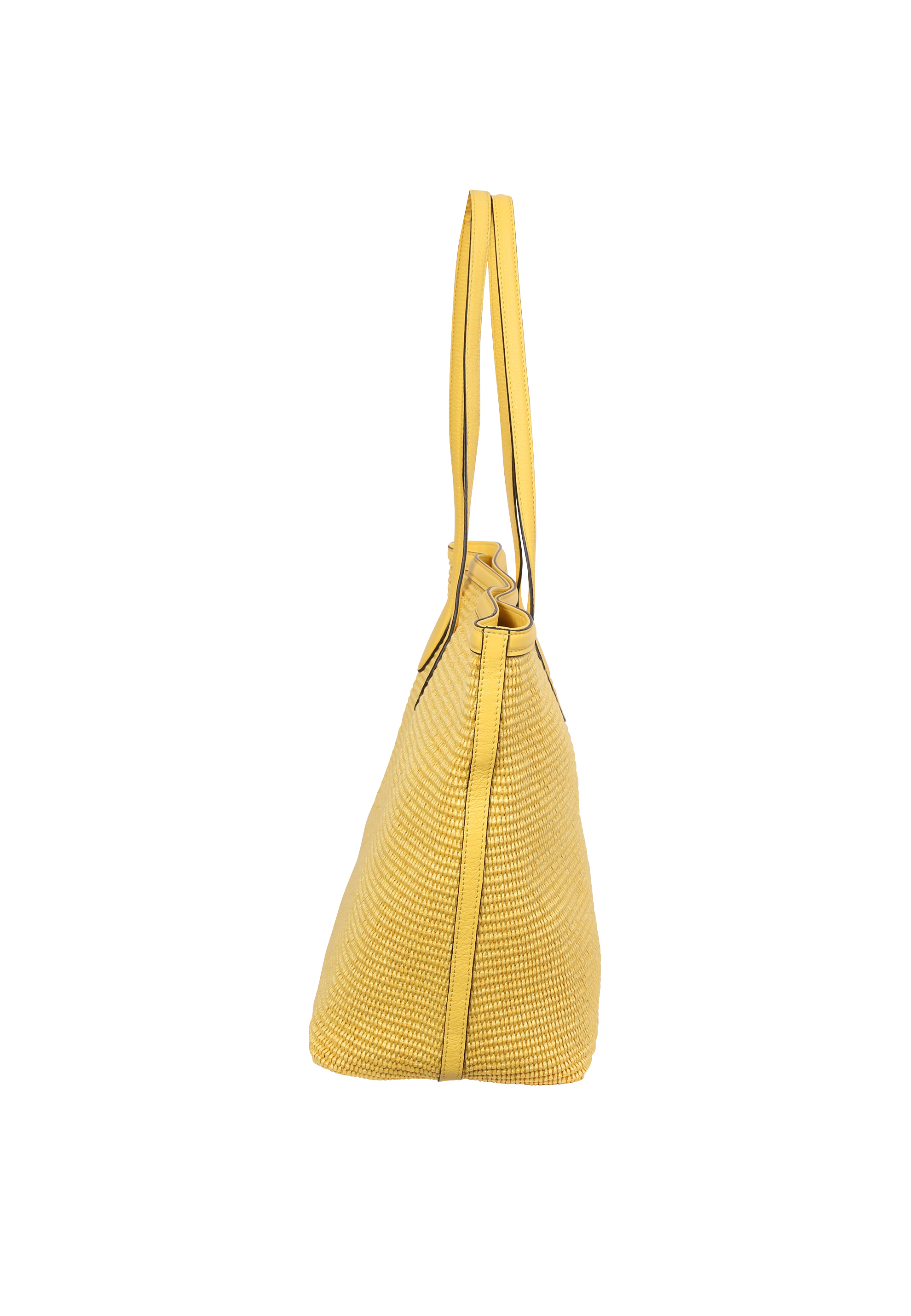 Shopper PRIMULA Stoff Raffia