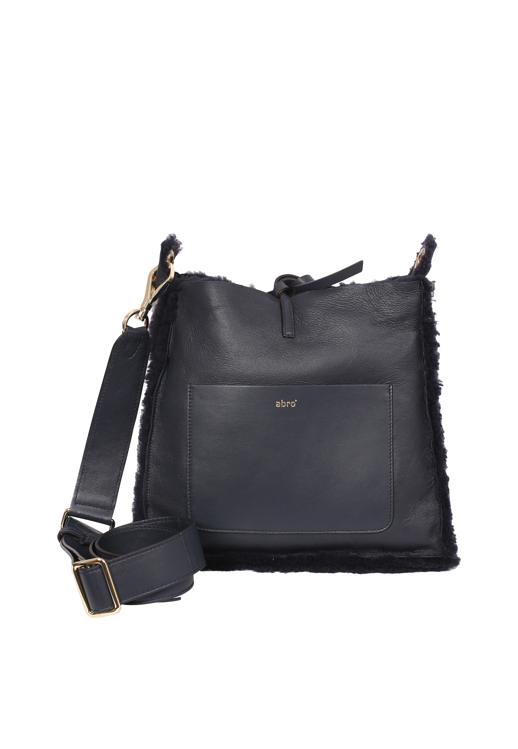 Cross body RAQUEL small Leather Shearling reversible