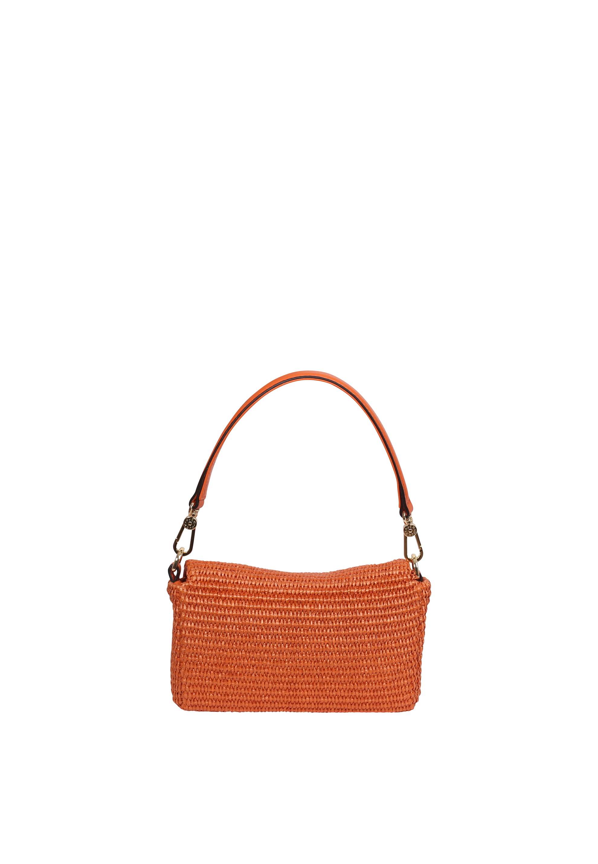 Cross body bag TEMI fabric Raffia