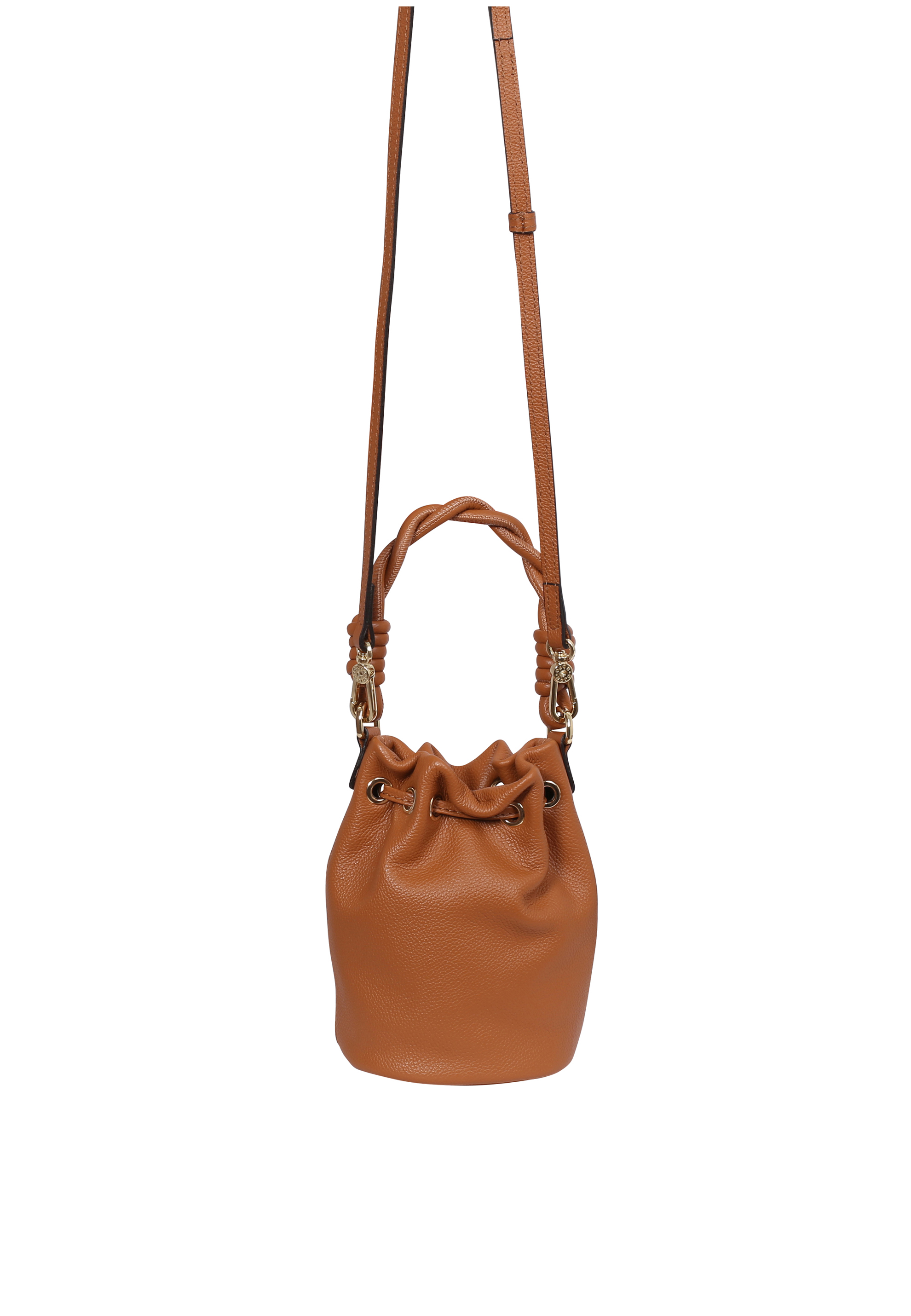 Bucket bag DRAWSTRING small Leather Kavir