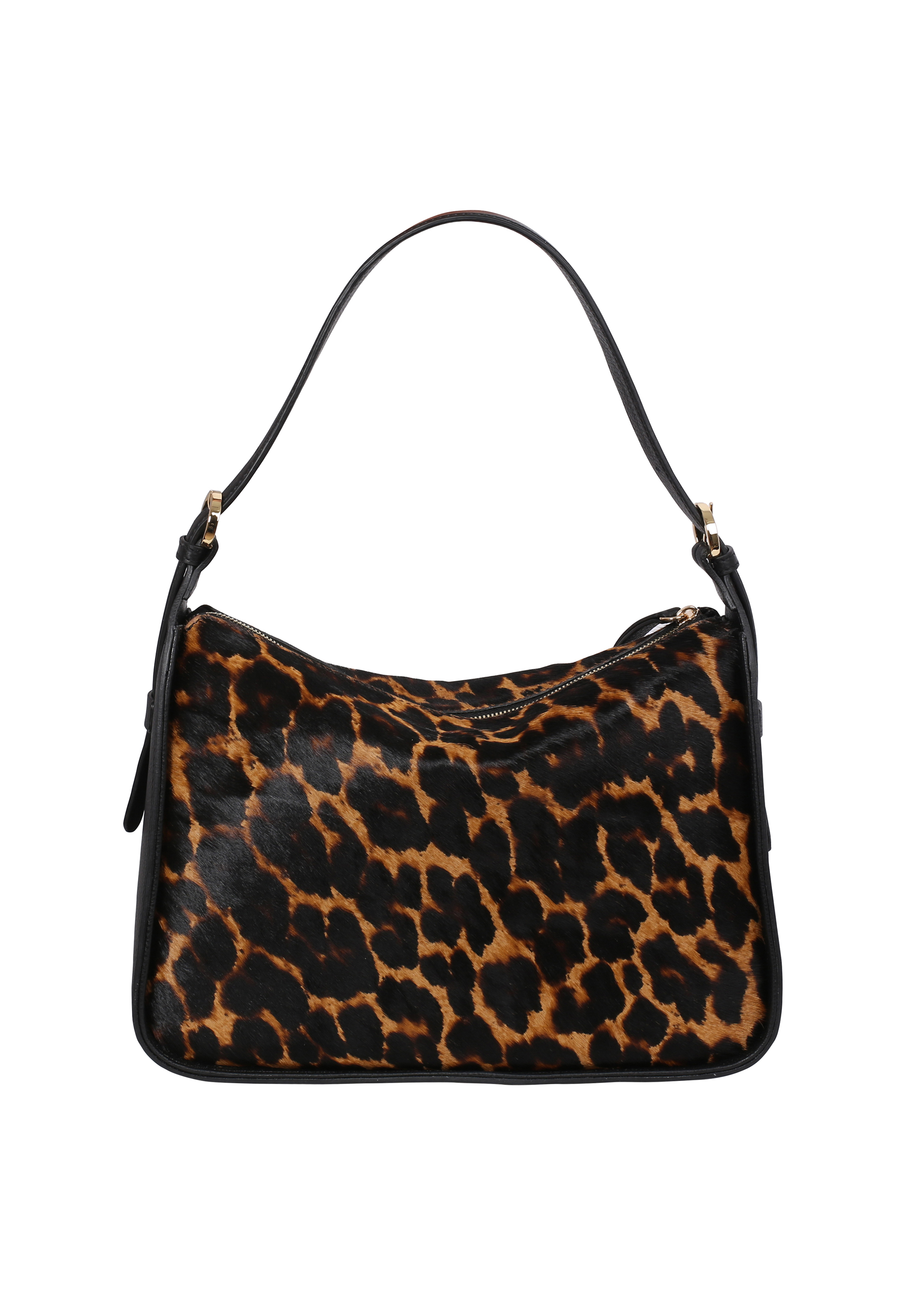 Schultertasche BEST FRIEND Leder Animal Print