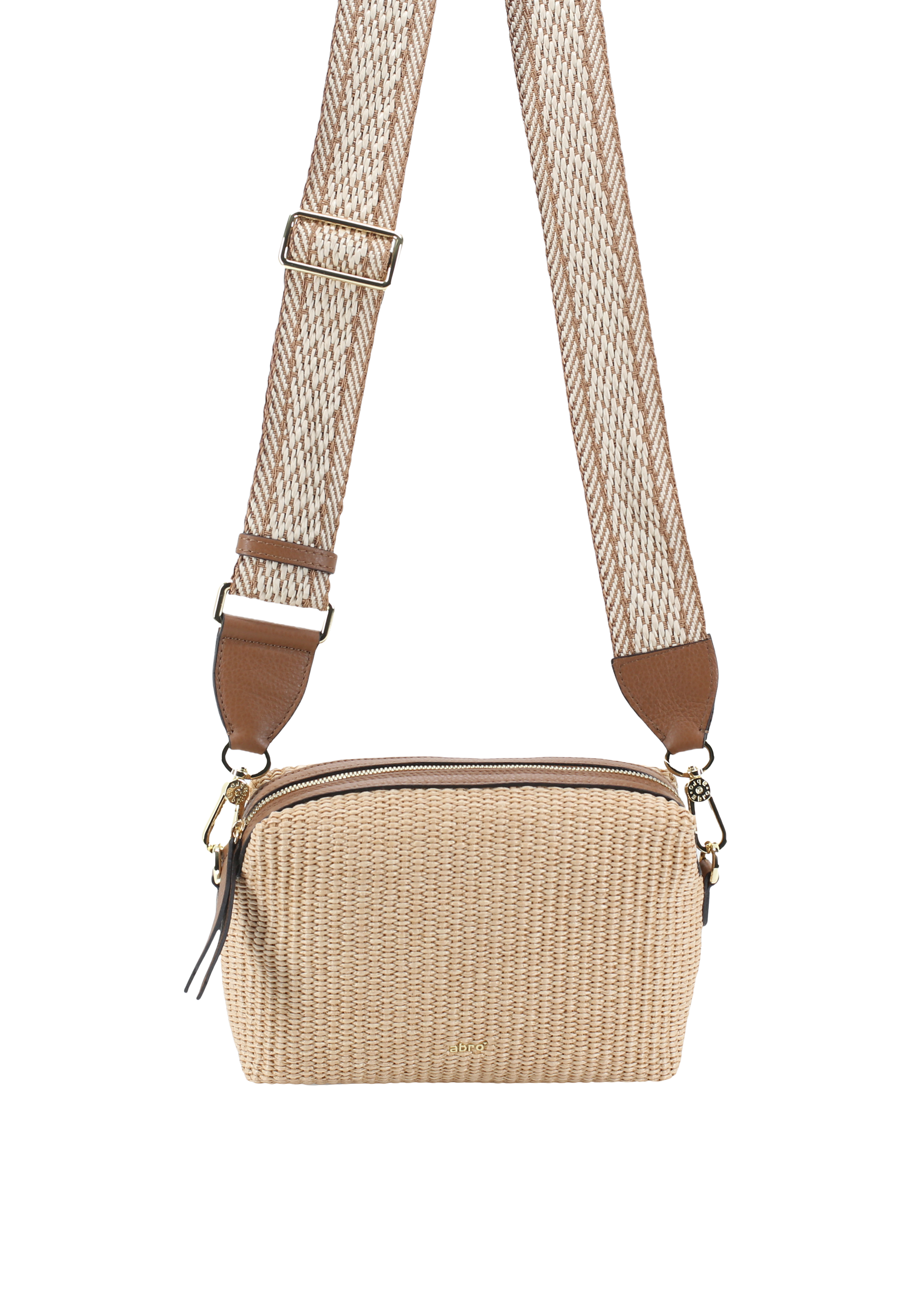 Shoulder bag KAIA fabric Raffia