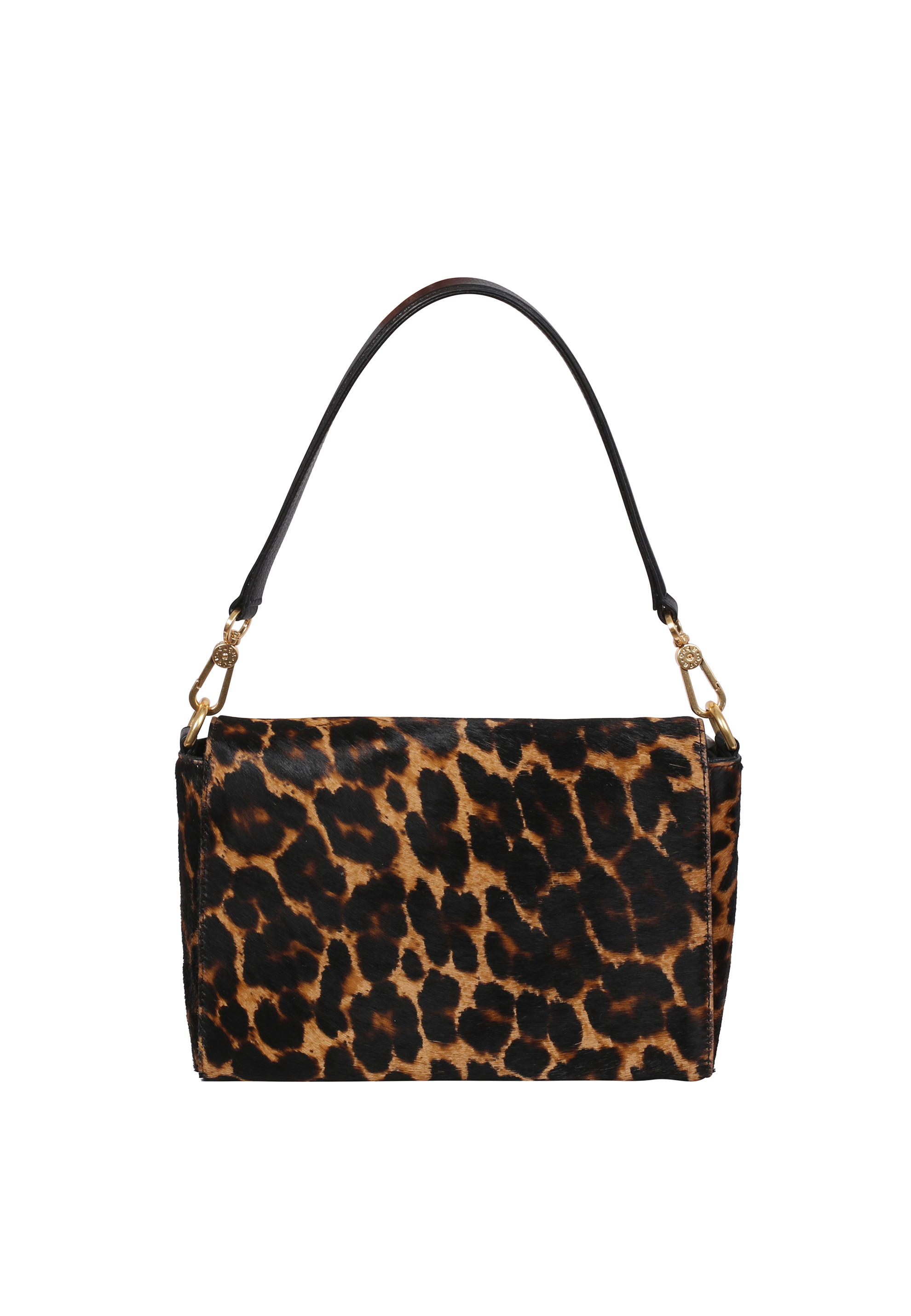 Schultertasche TEMI Leder Animal Print