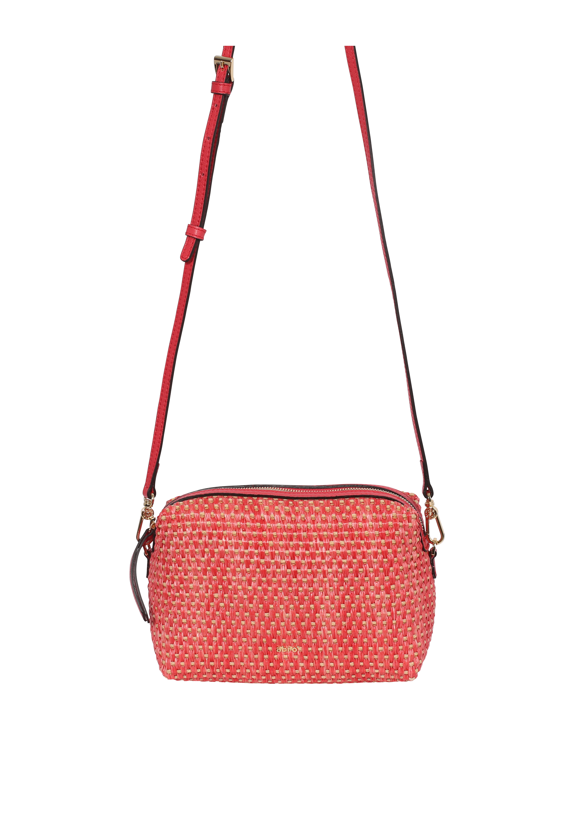 Cross body bag KAIA Fabric Raffia cestino