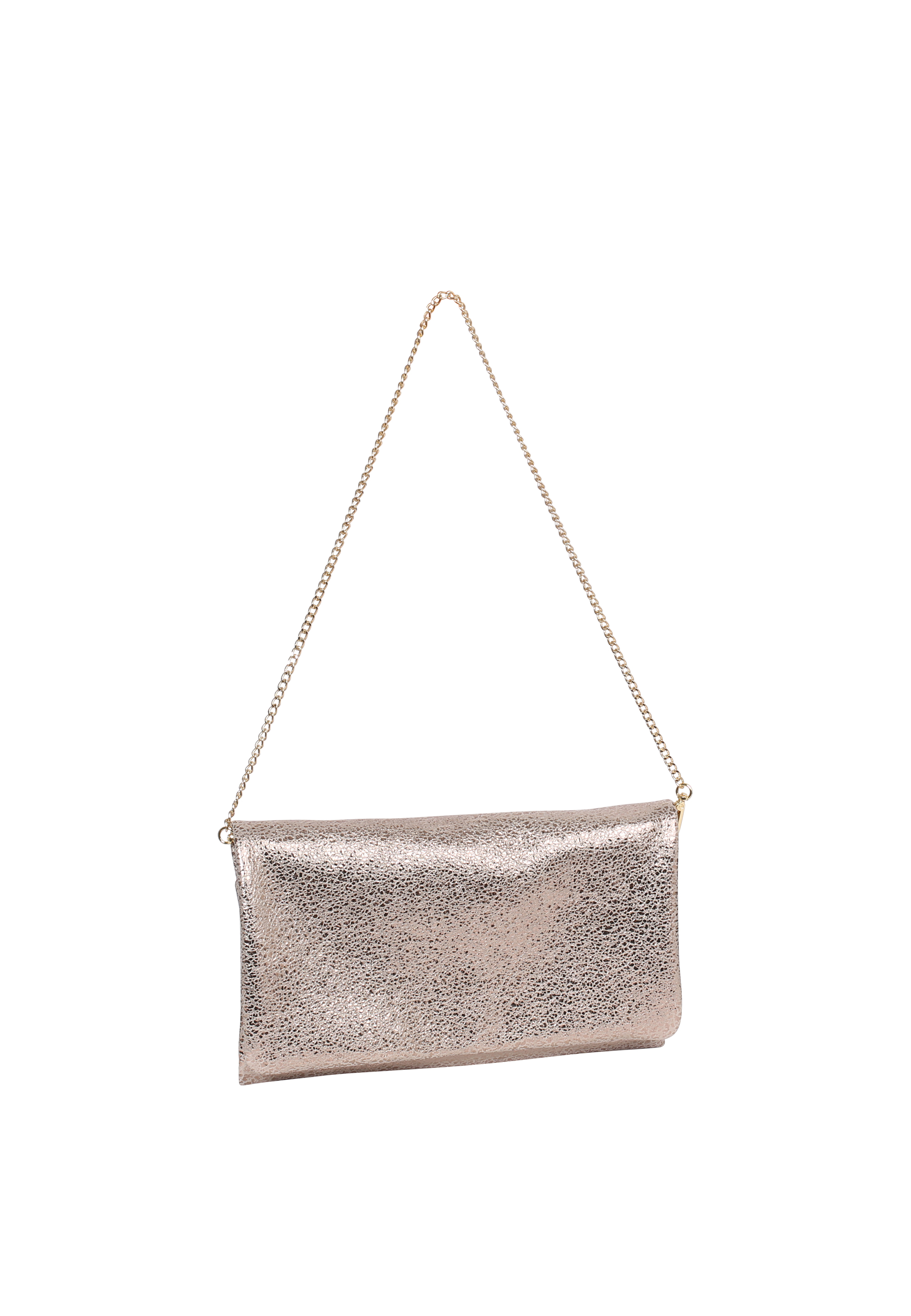 Clutch Leder Metallic