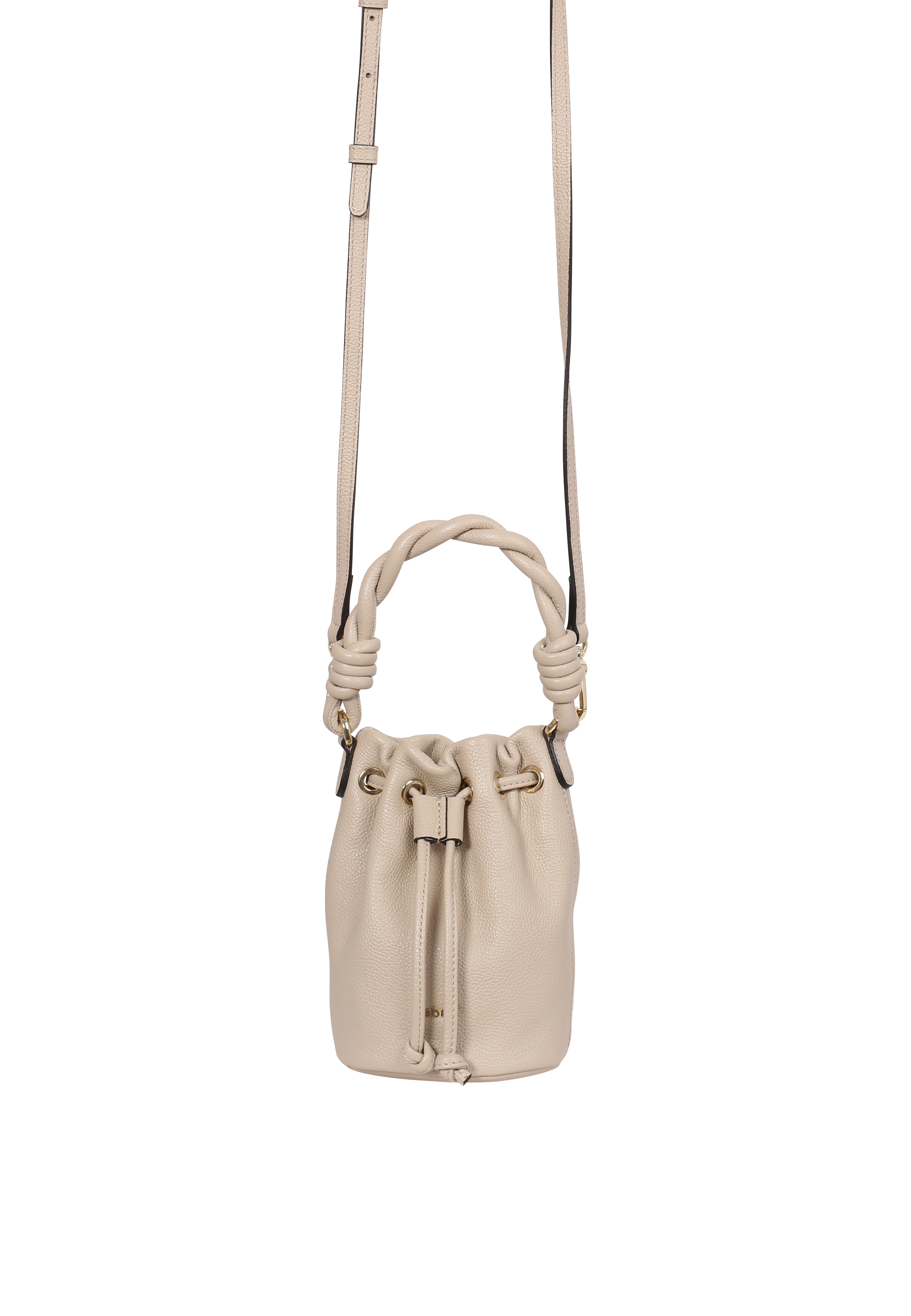 Bucket bag DRAWSTRING small Leather Kavir