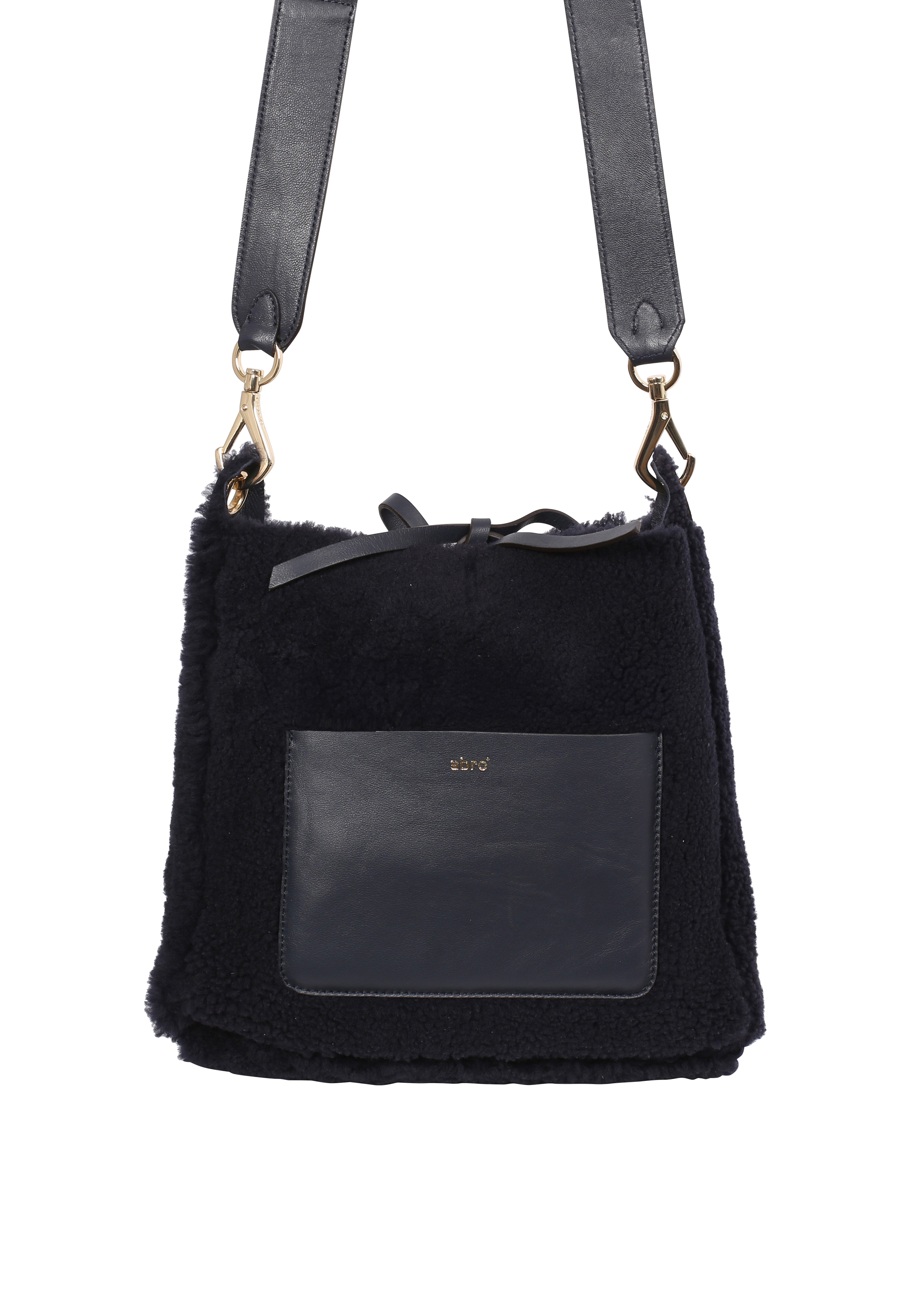 Cross body RAQUEL small Leather Shearling reversible