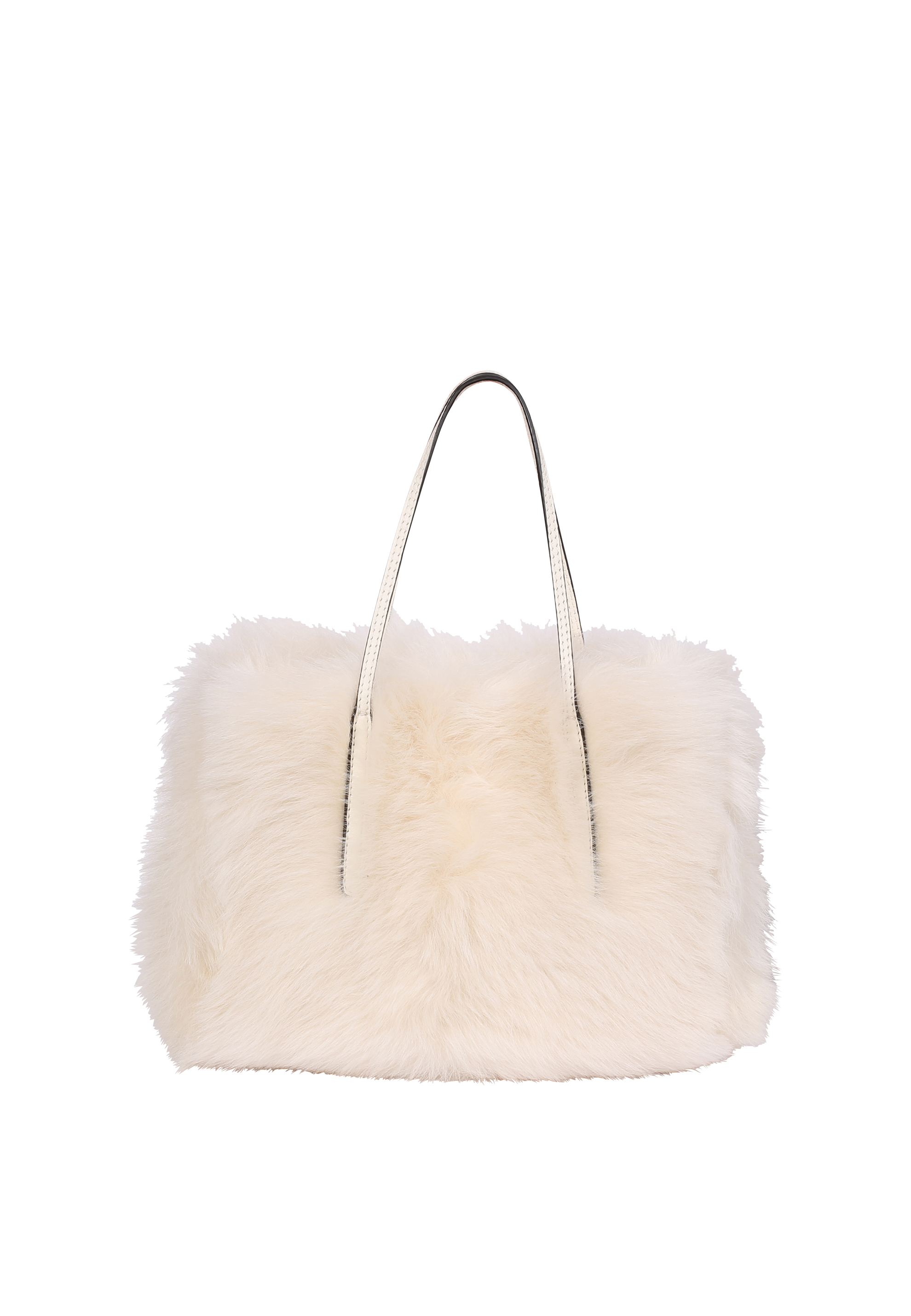 Handbag NOELLE Leather Shearling LH