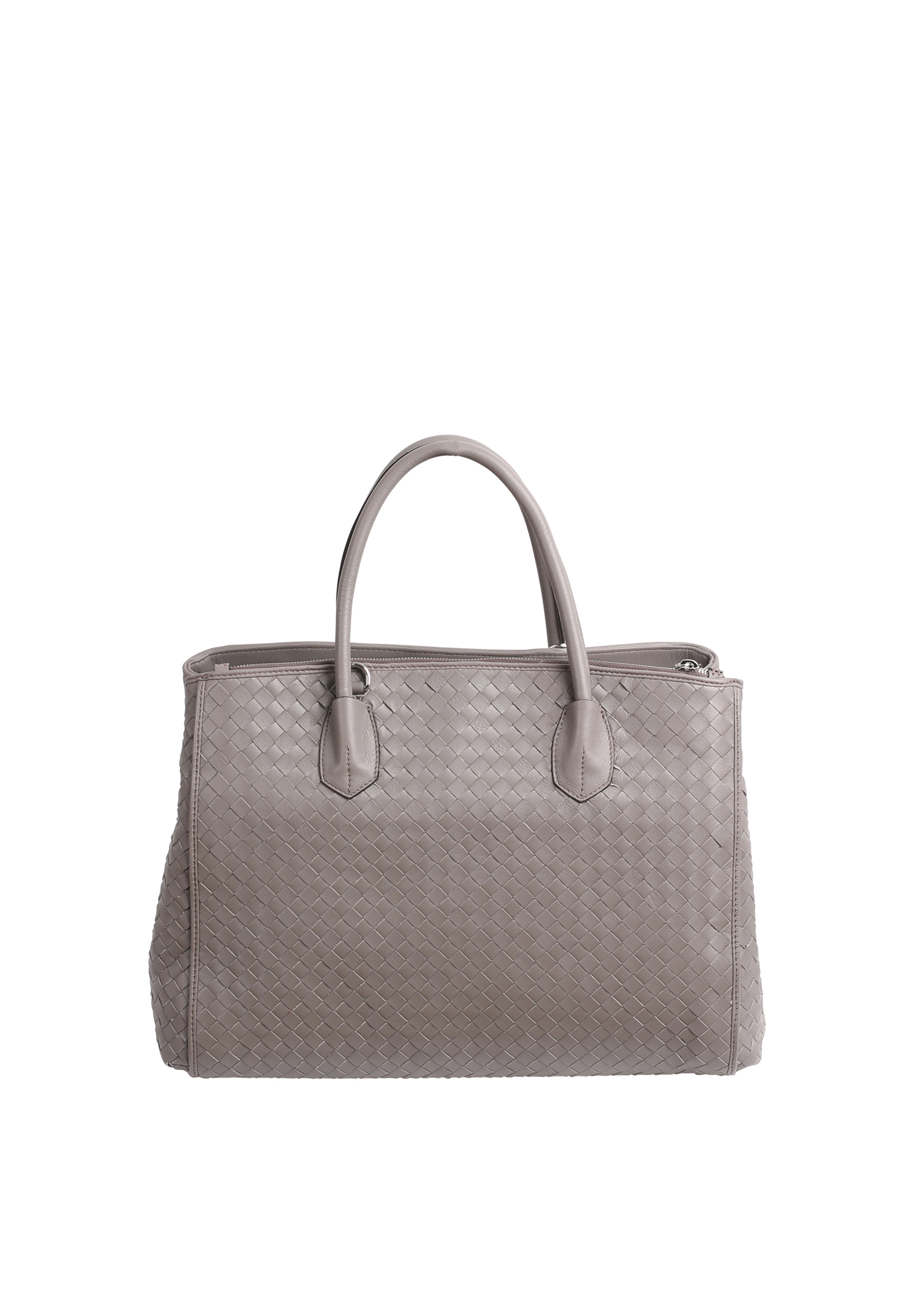 Business Shopper BUSY large Leather Piuma Woven