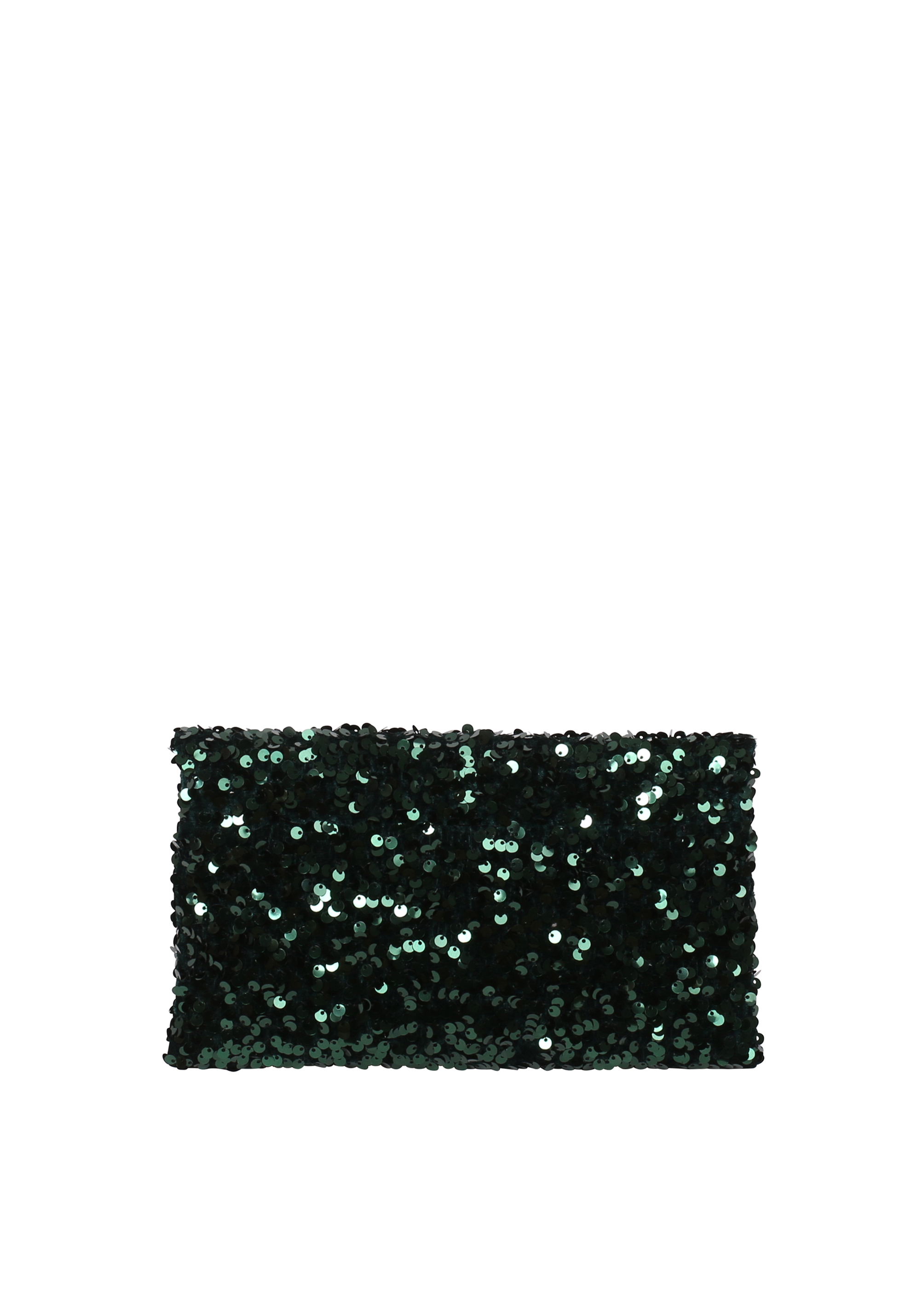 Clutch Leder Sequins