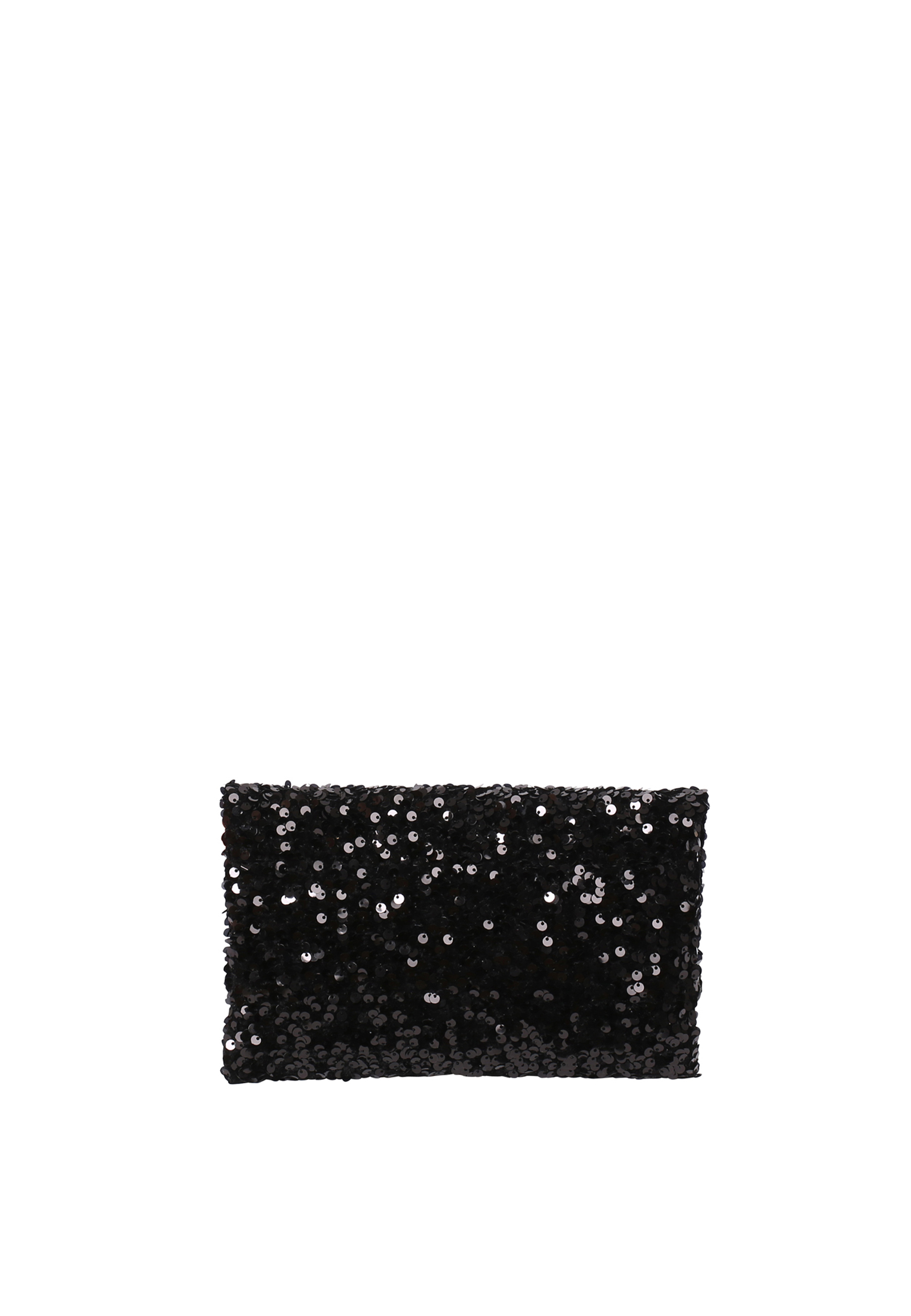 Clutch Leder Sequins