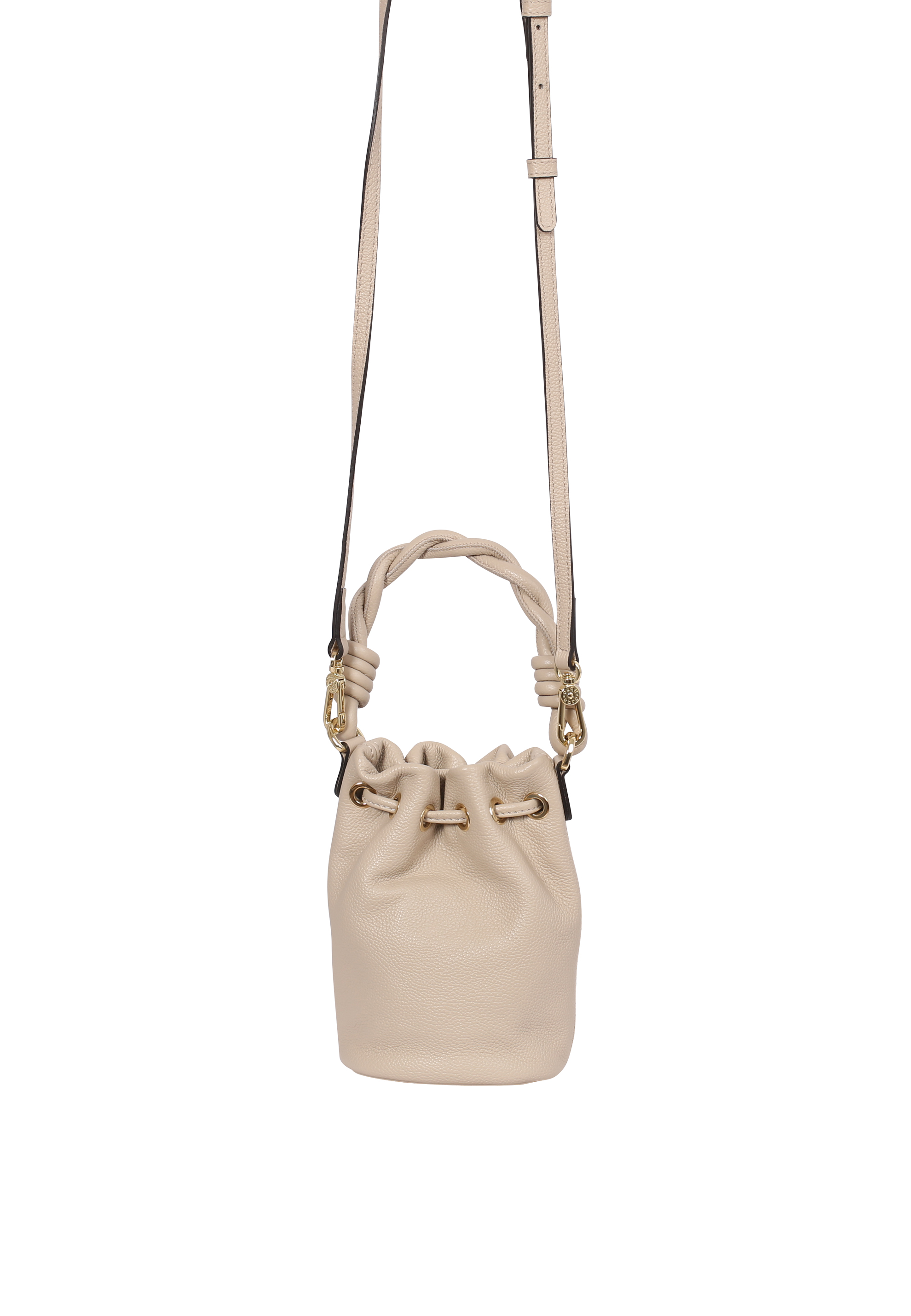 Bucket bag DRAWSTRING small Leather Kavir