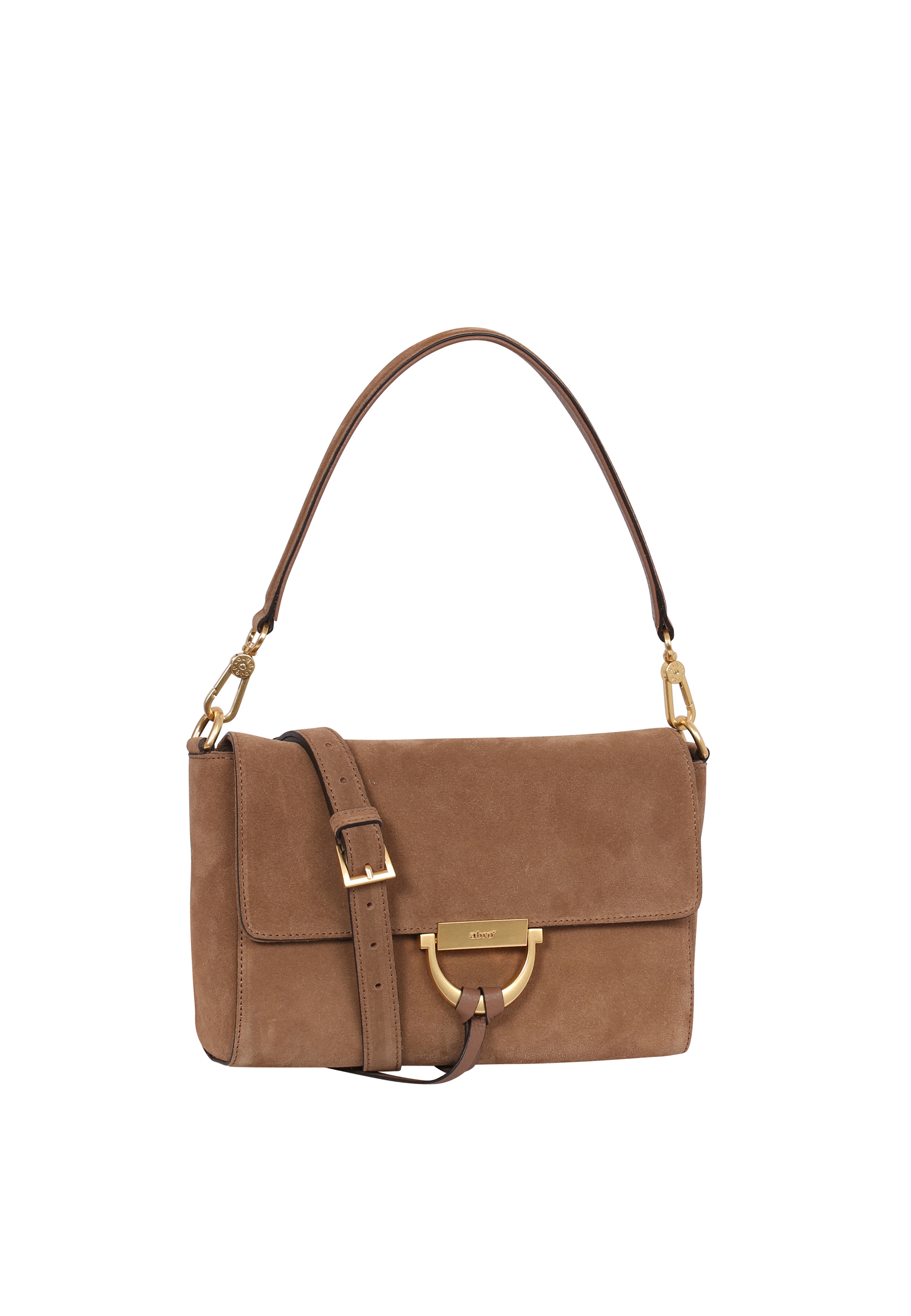 Schultertasche TEMI Leder Suede