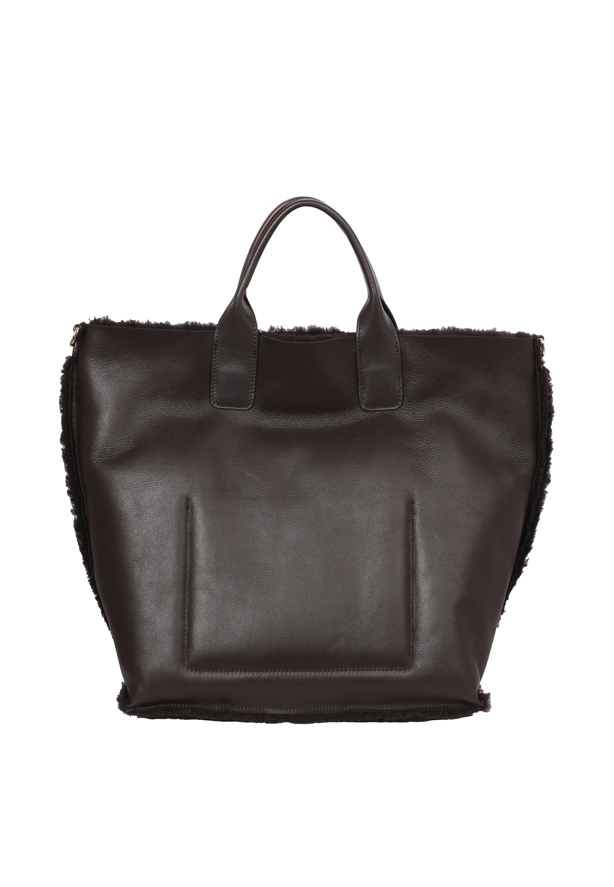 Shopper RAQUEL big Leder Shearling reversible