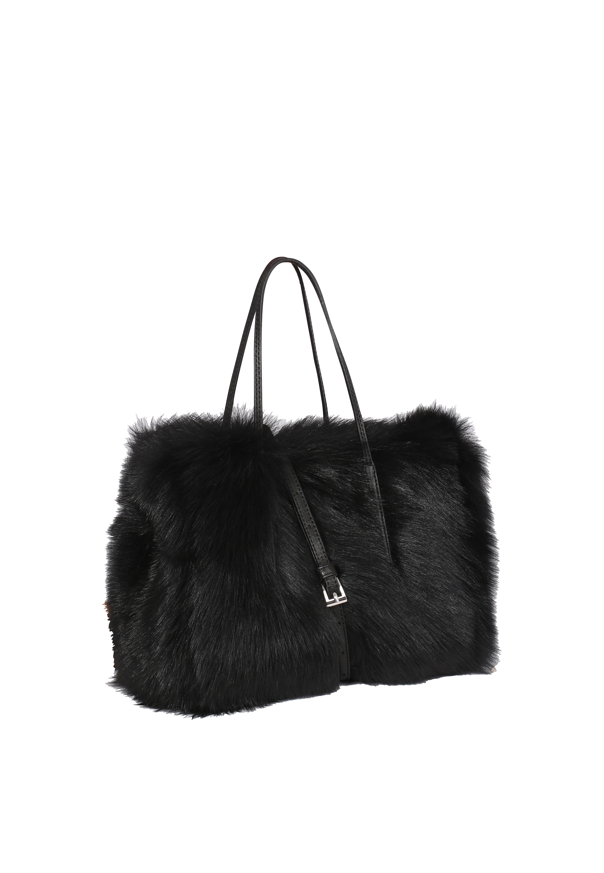 Handbag NOELLE Leather Shearling LH