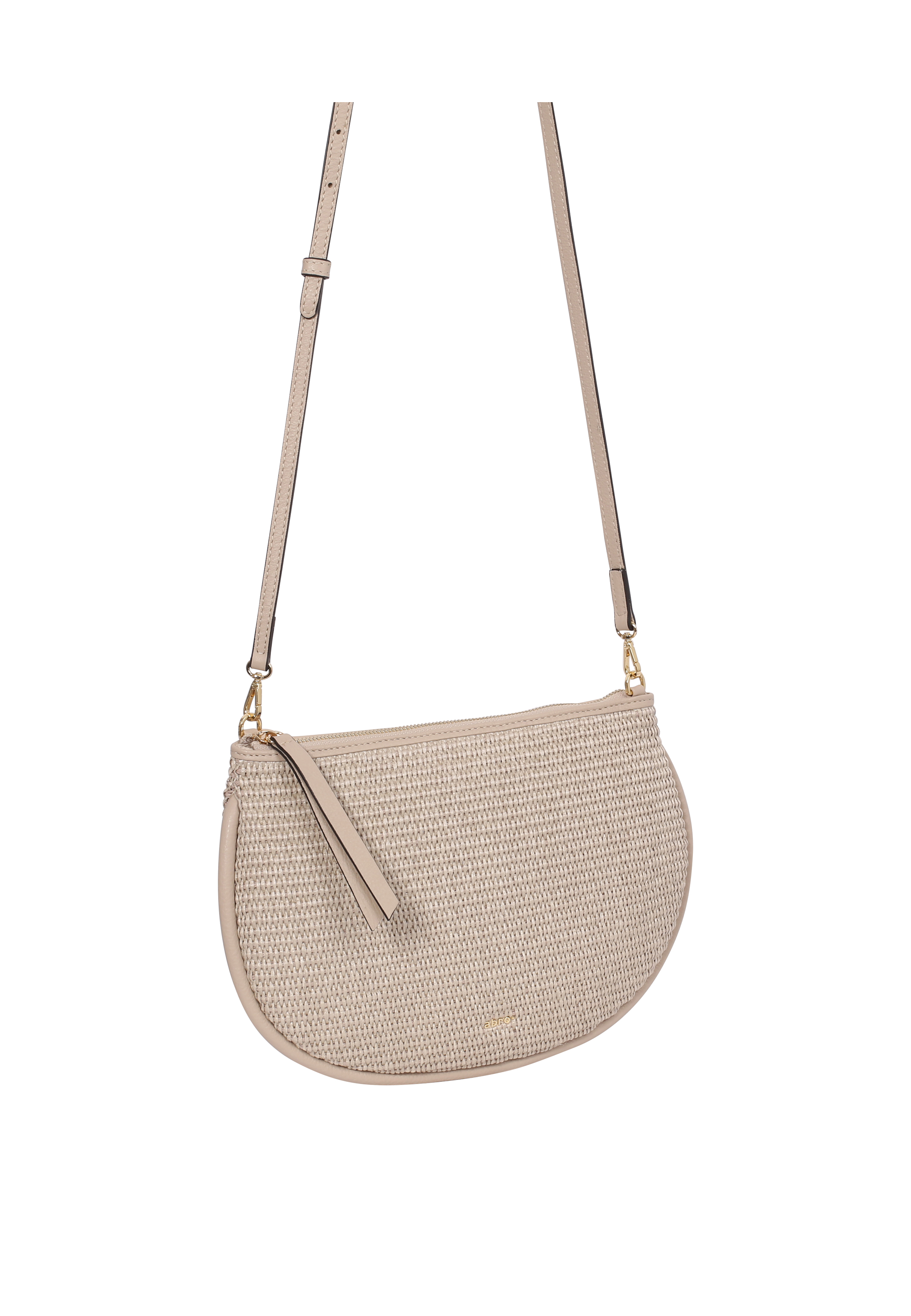 Schultertasche WILLOW Stoff Raffia