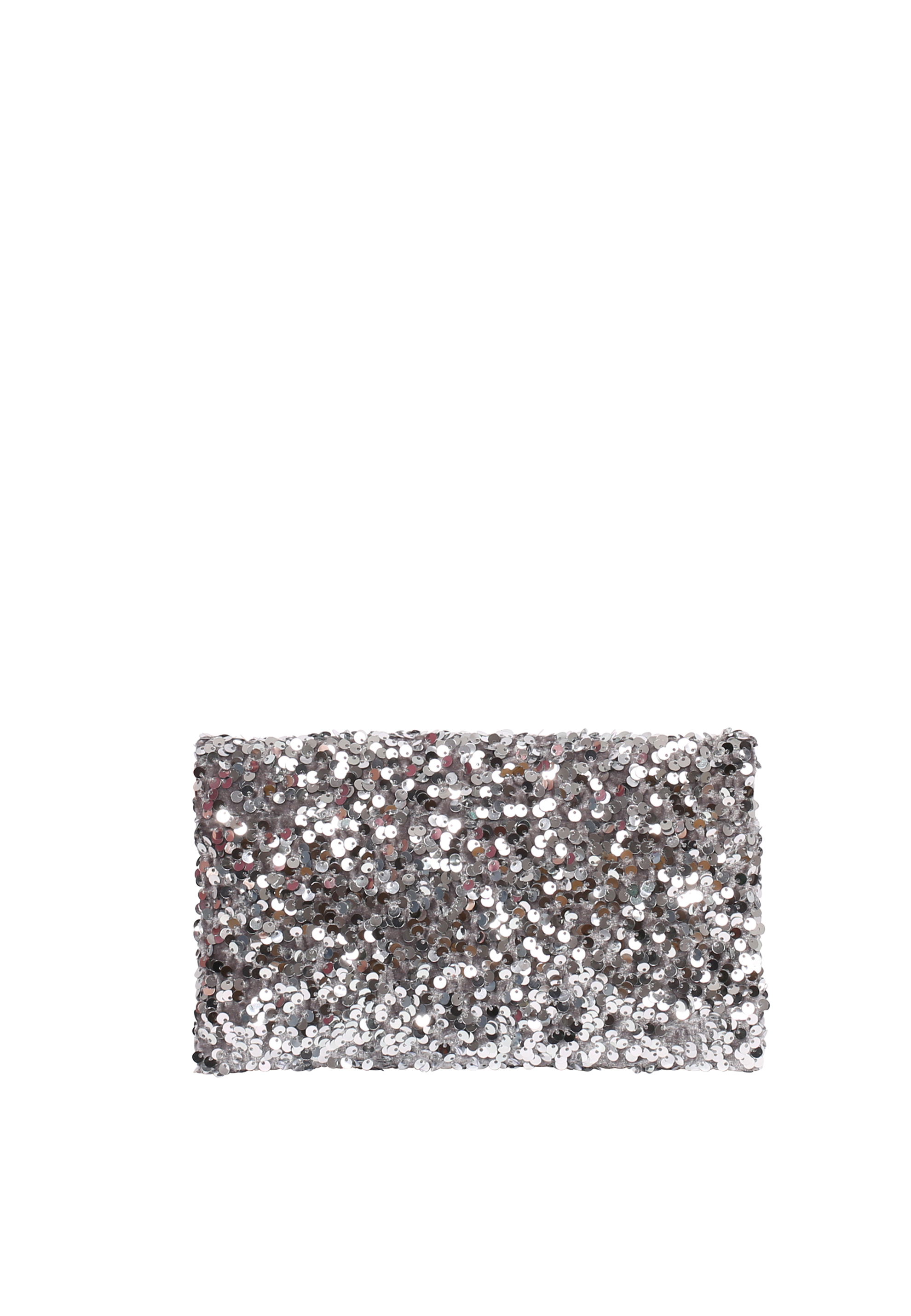 Clutch Leder Sequins