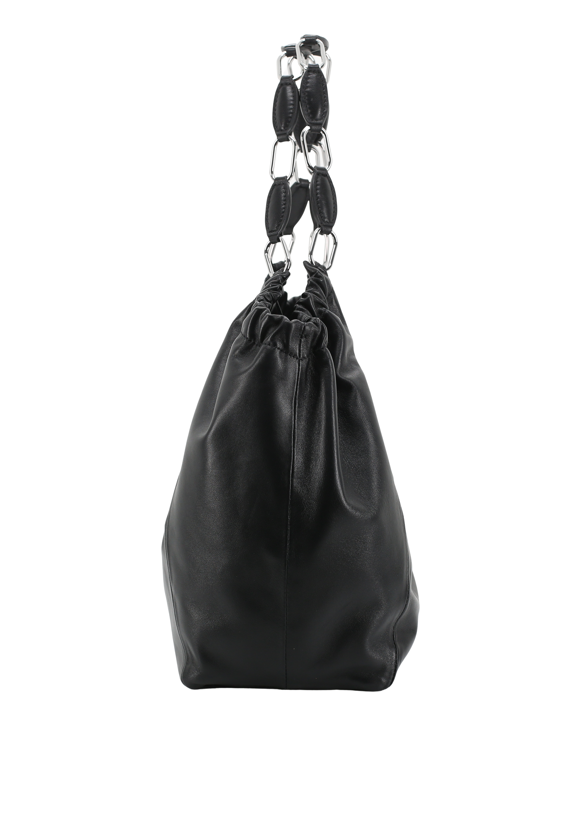 Shopper ZAYA Leather Piuma lucido